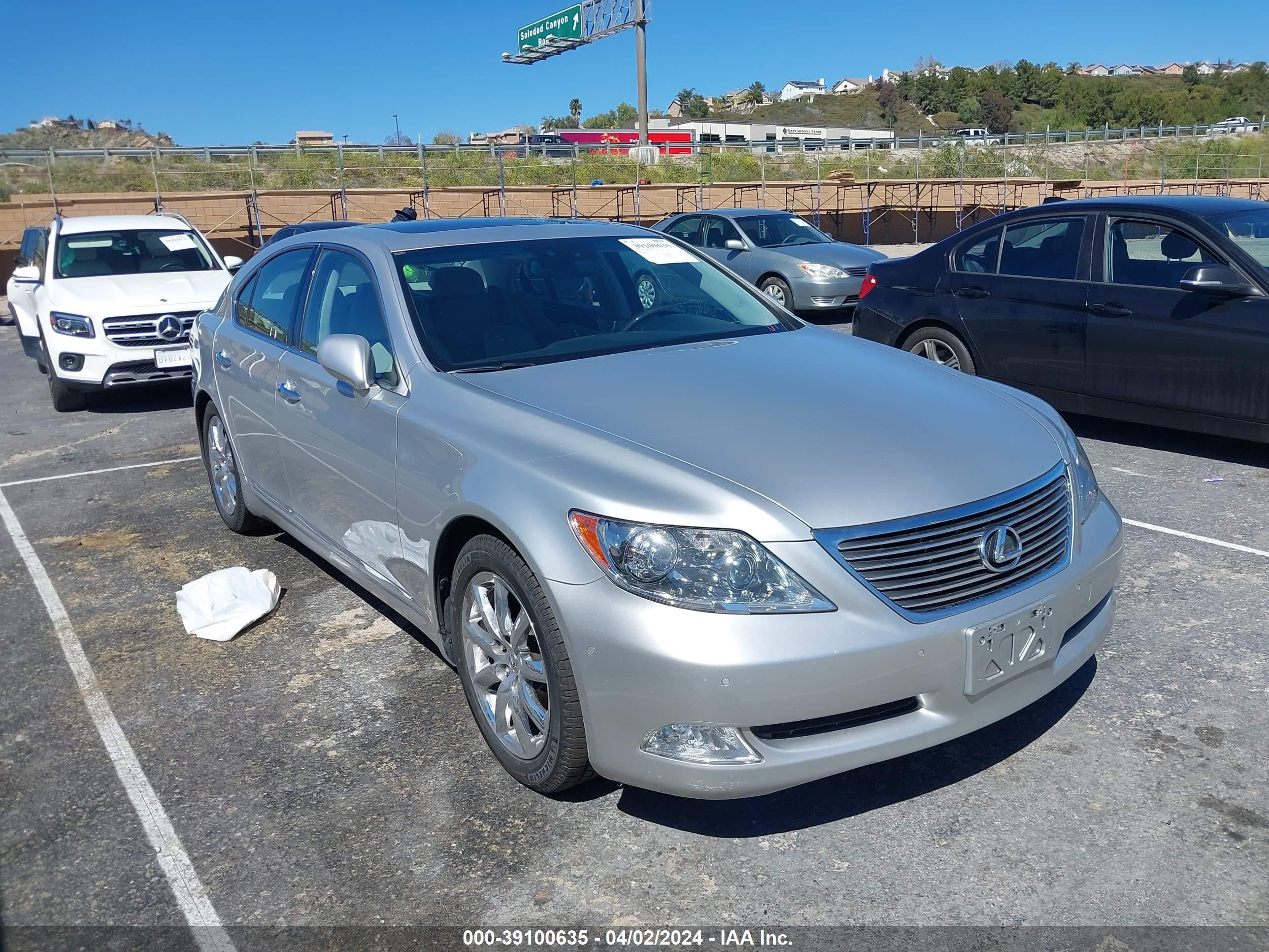 LEXUS LS 2008 jthbl46f185074382