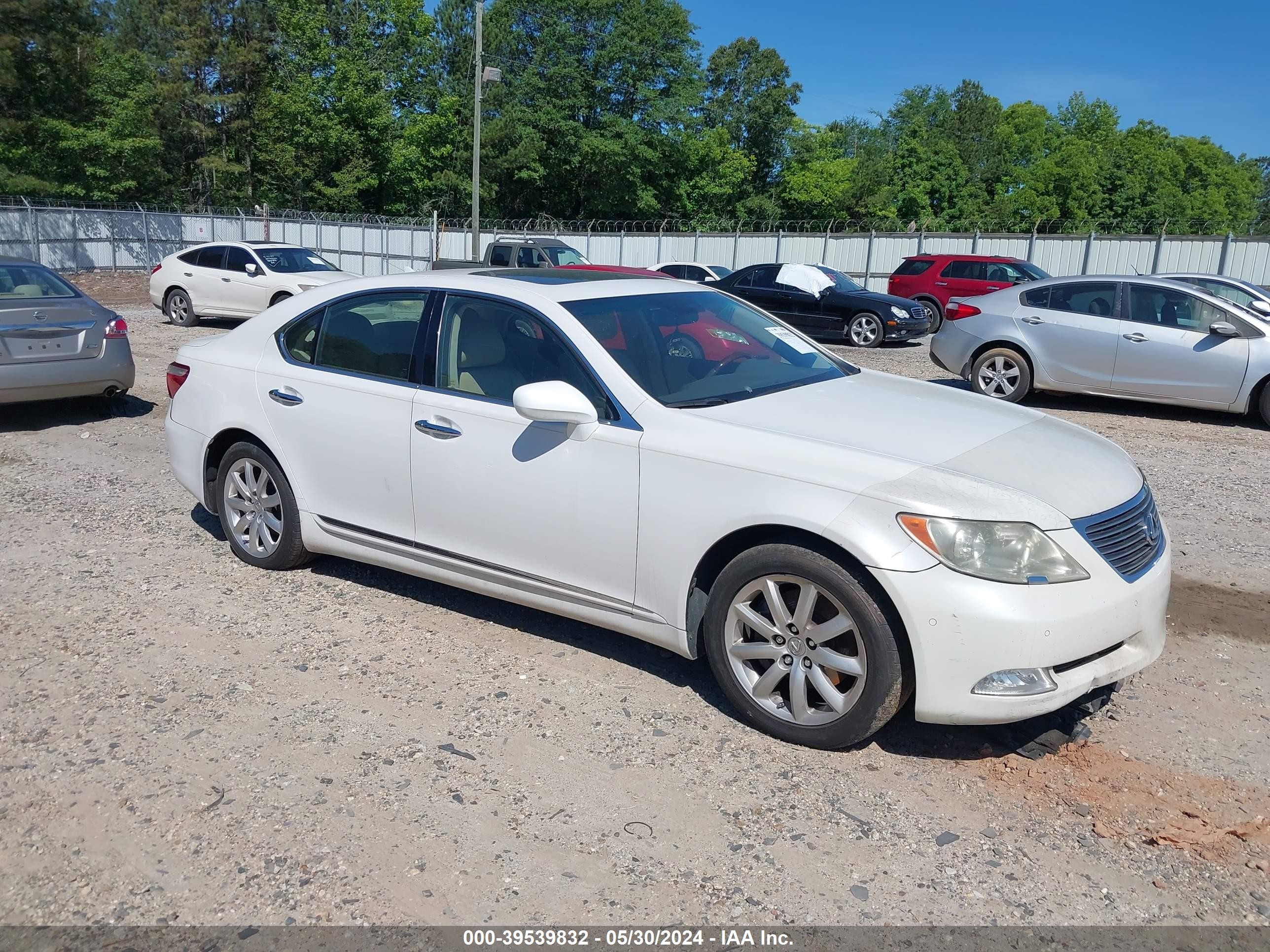 LEXUS LS 2008 jthbl46f585067743