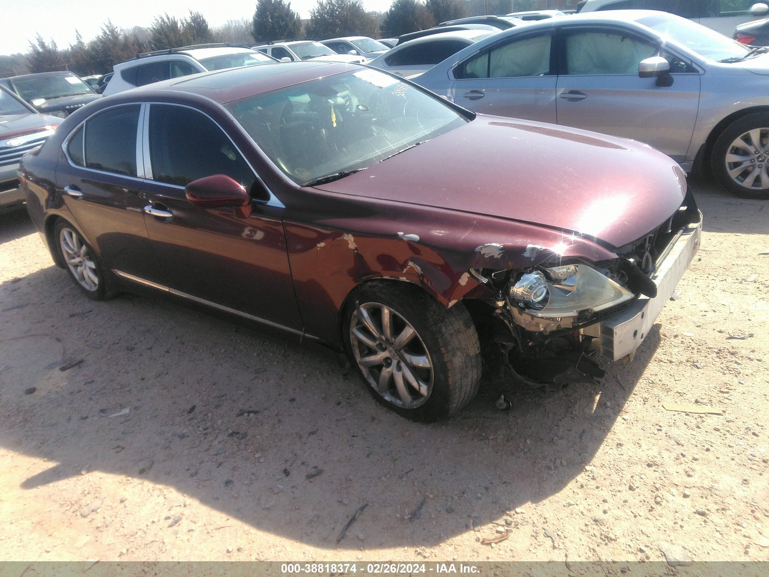 LEXUS LS 2008 jthbl46f685061451