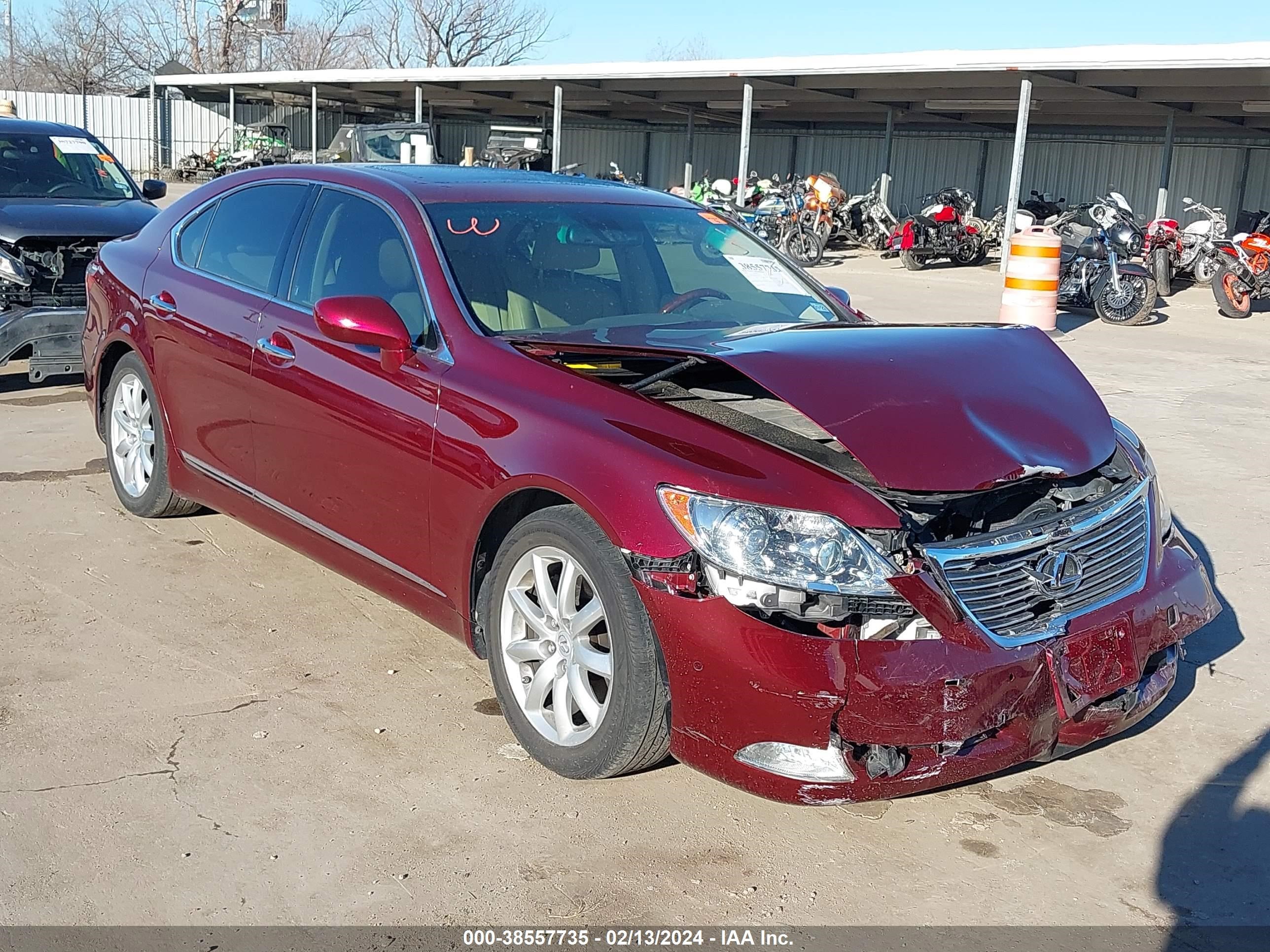 LEXUS LS 2008 jthbl46f685074667