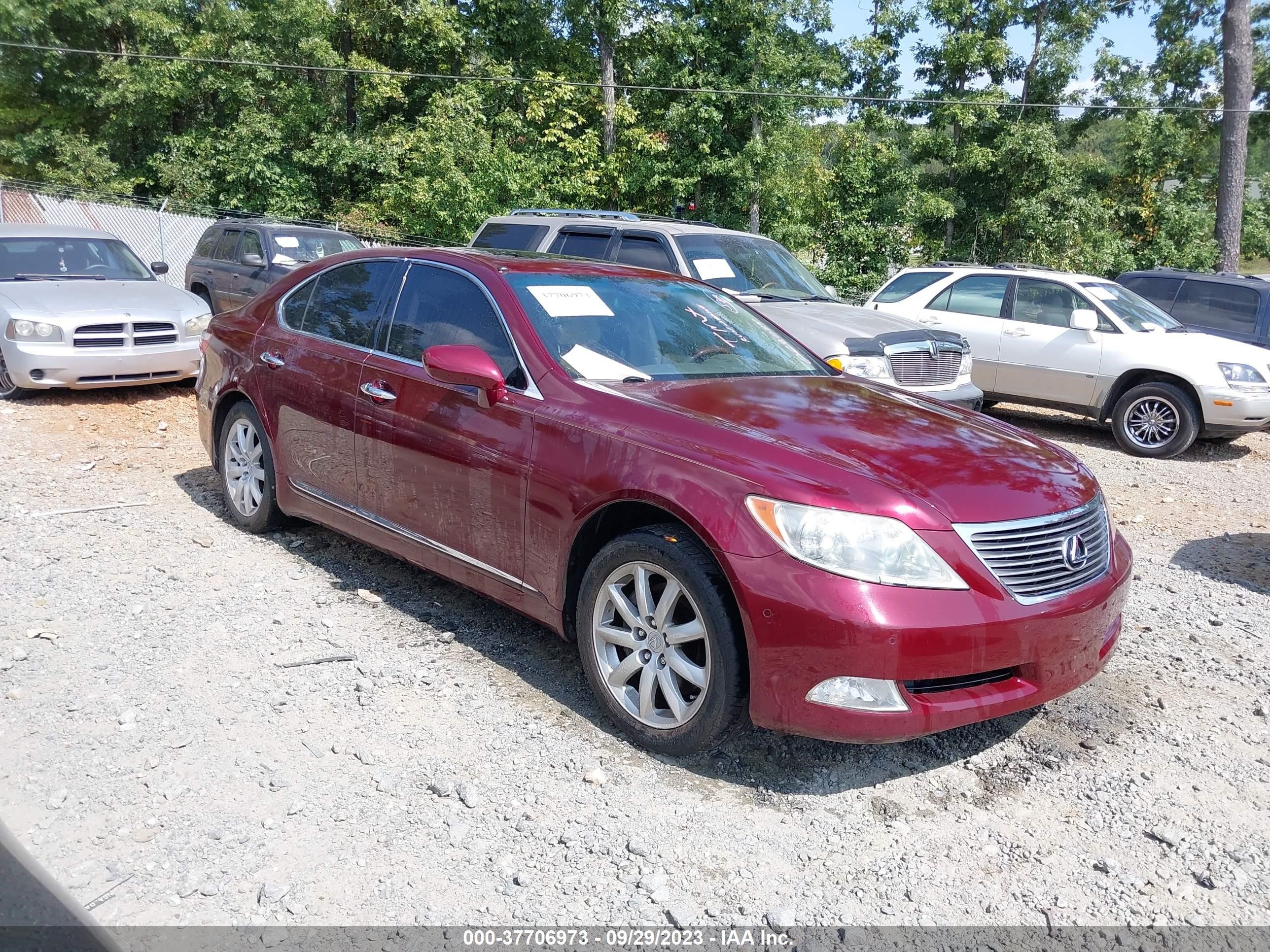 LEXUS LS 2008 jthbl46f785068084