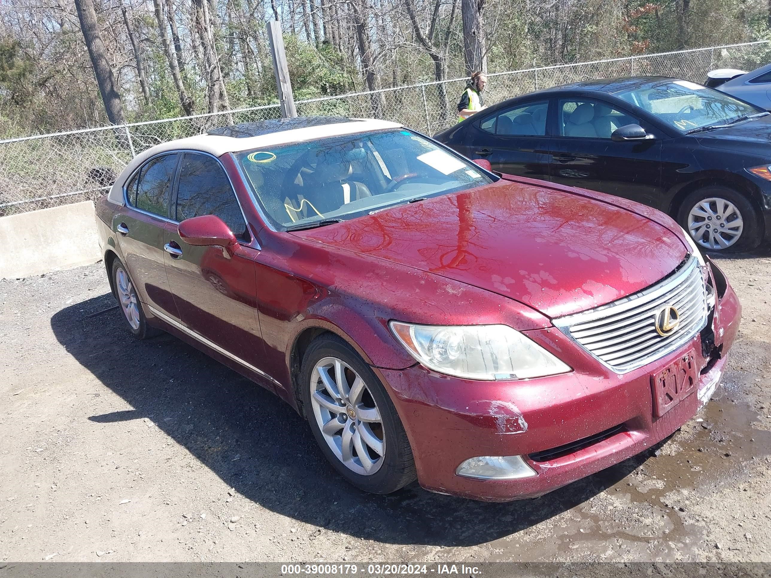 LEXUS LS 2008 jthbl46f885059071