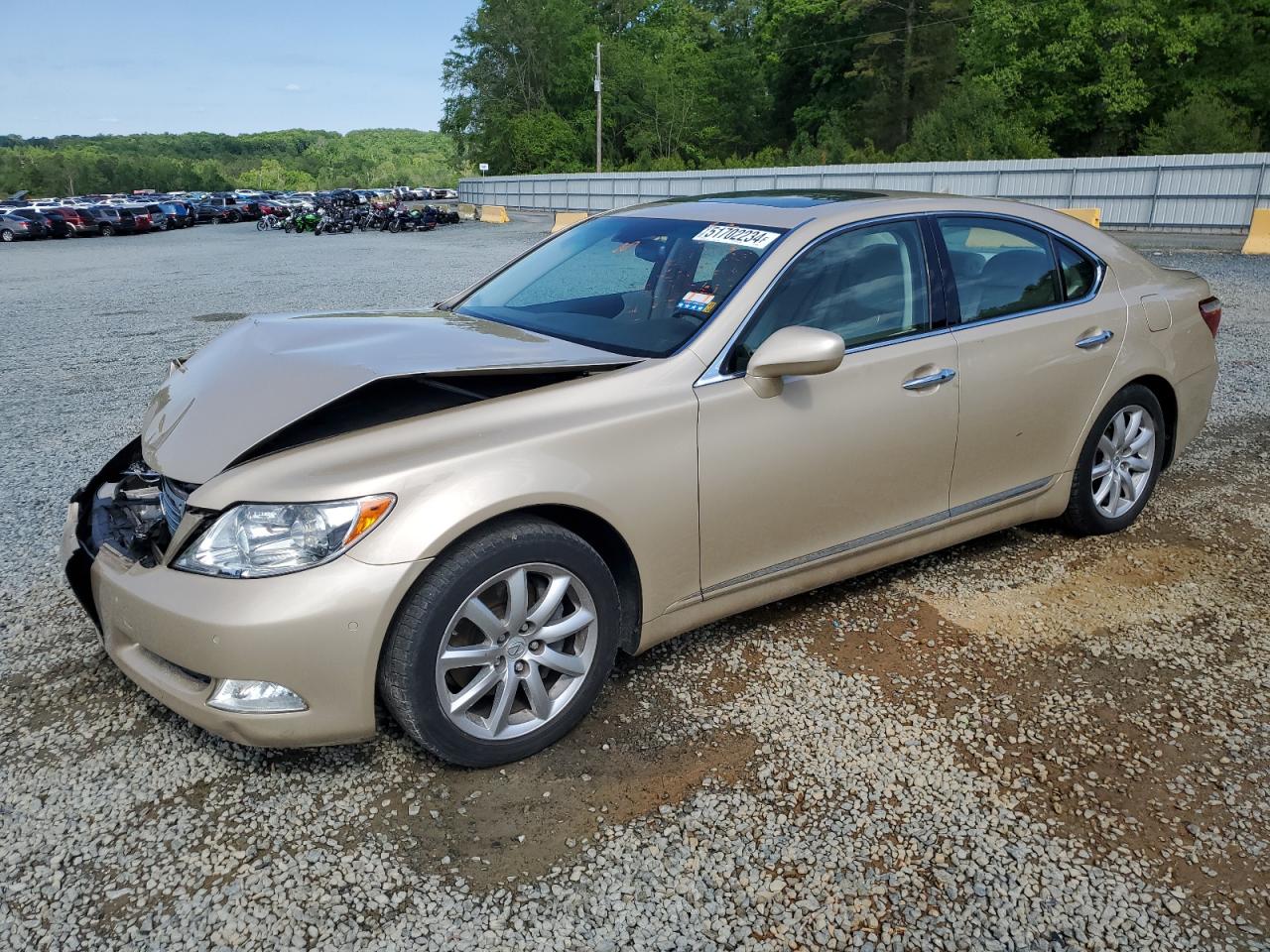 LEXUS LS 2007 jthbl46fx75015068