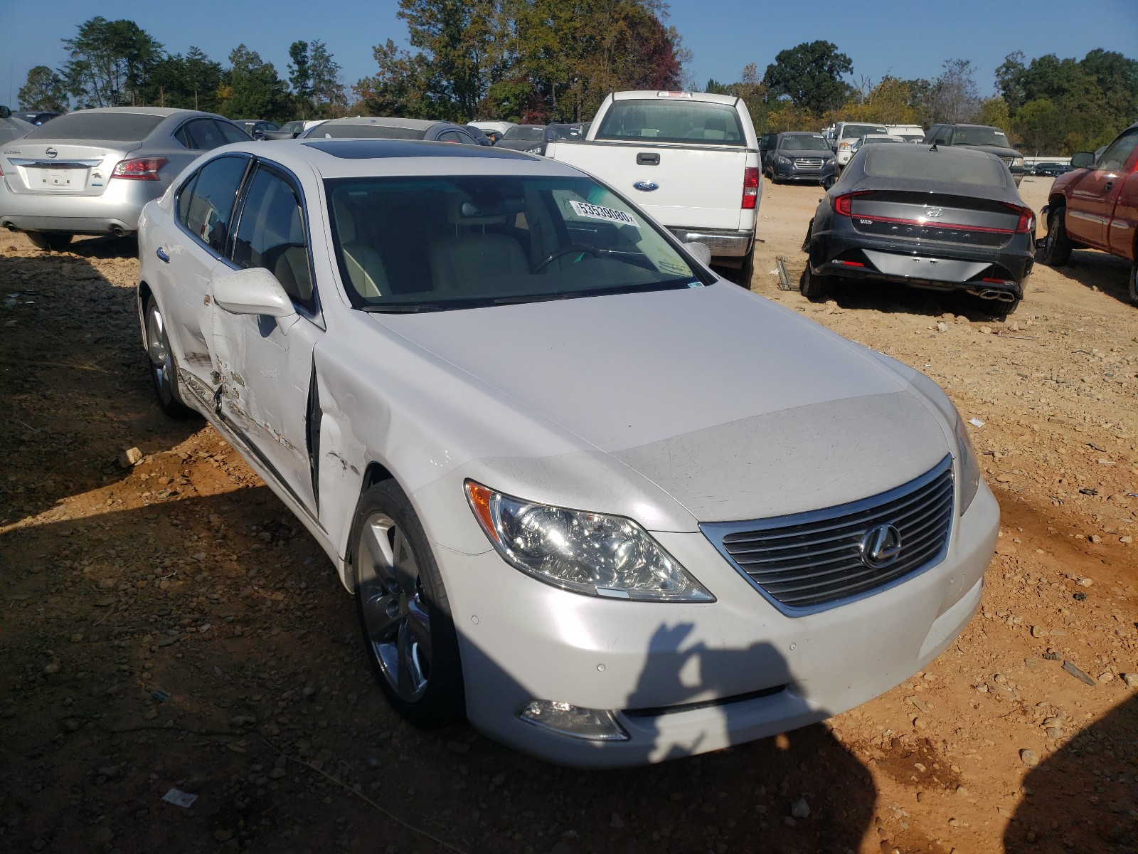 LEXUS LS 460 2008 jthbl46fx85055460