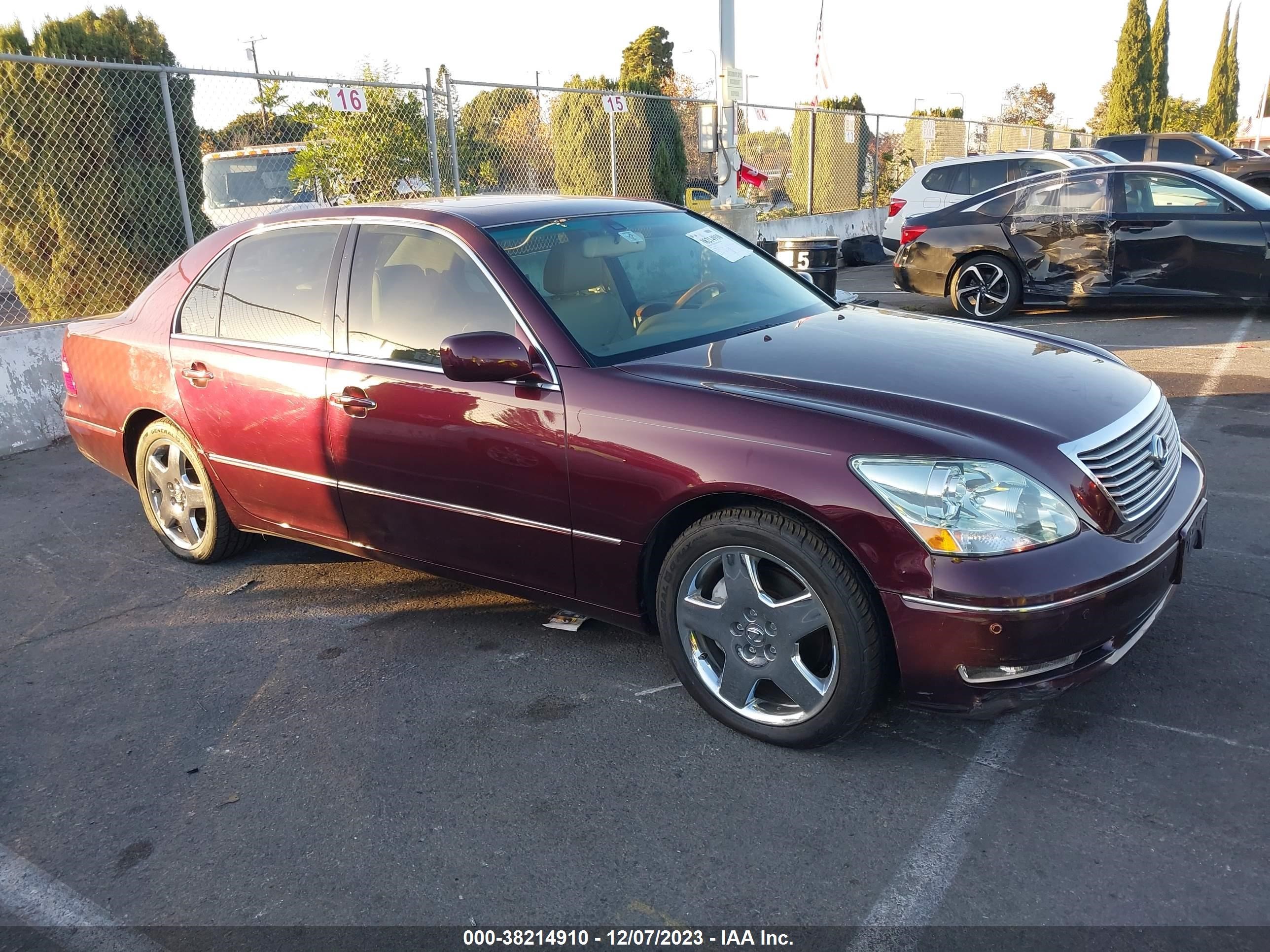 LEXUS LS 2005 jthbn36f450178880