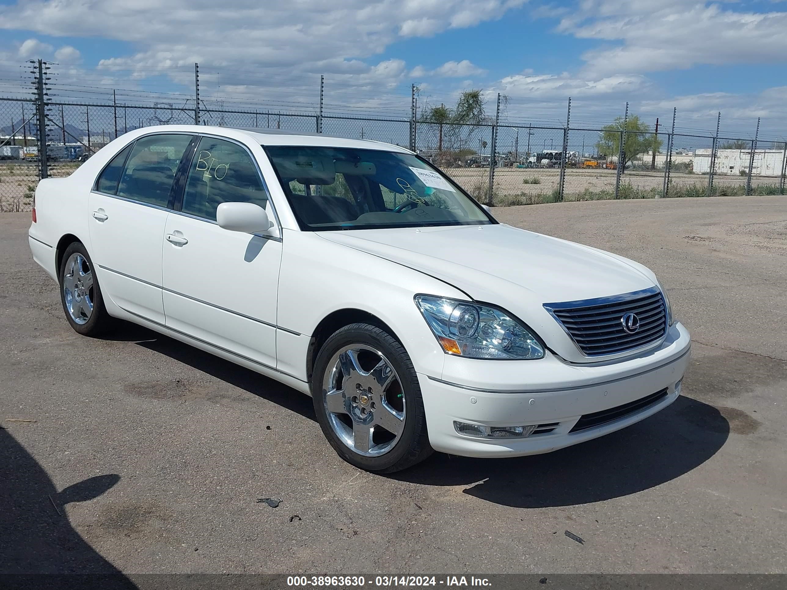 LEXUS LS 2005 jthbn36f855026362