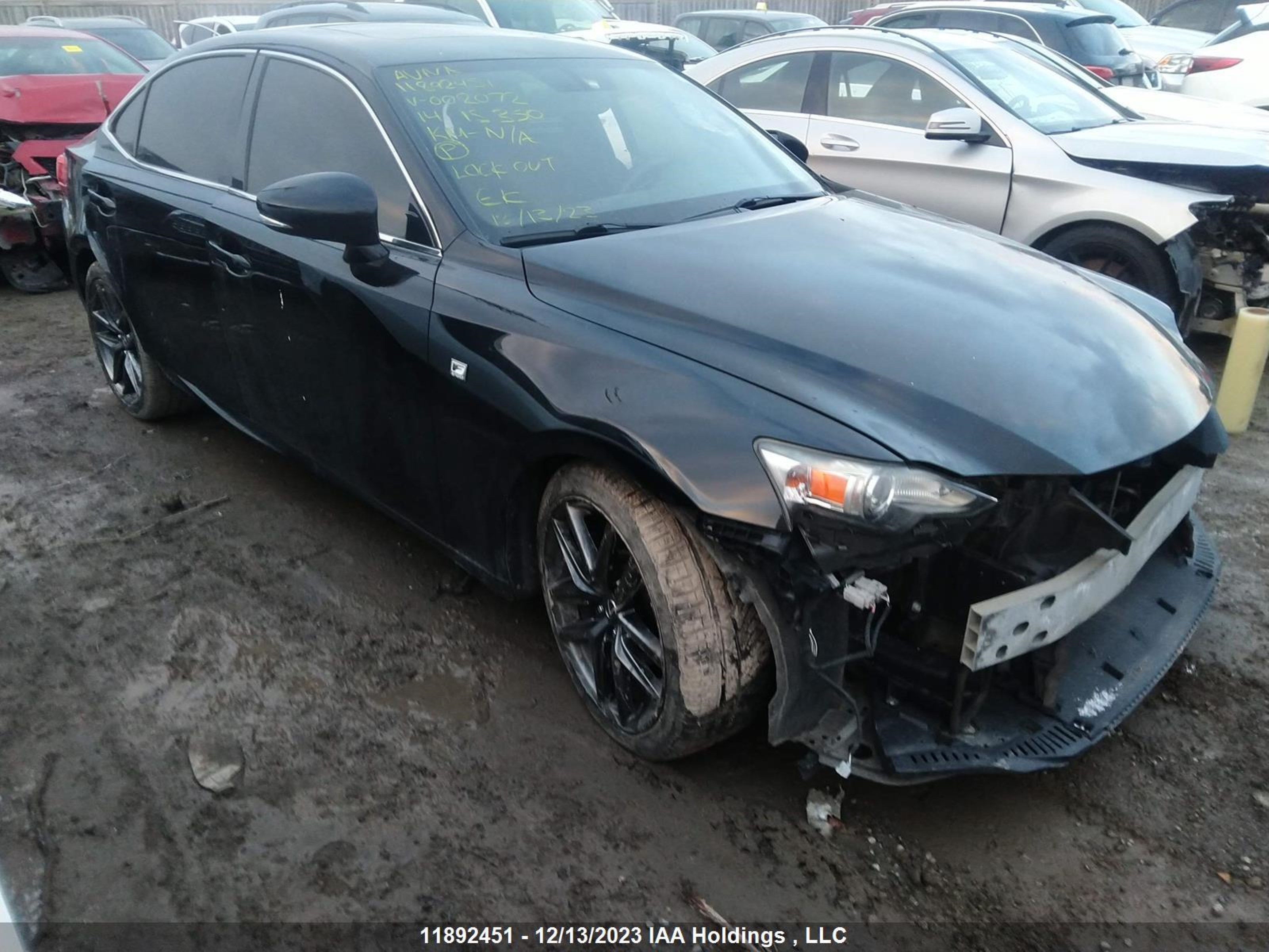 LEXUS IS 2014 jthce1d2xe5002072