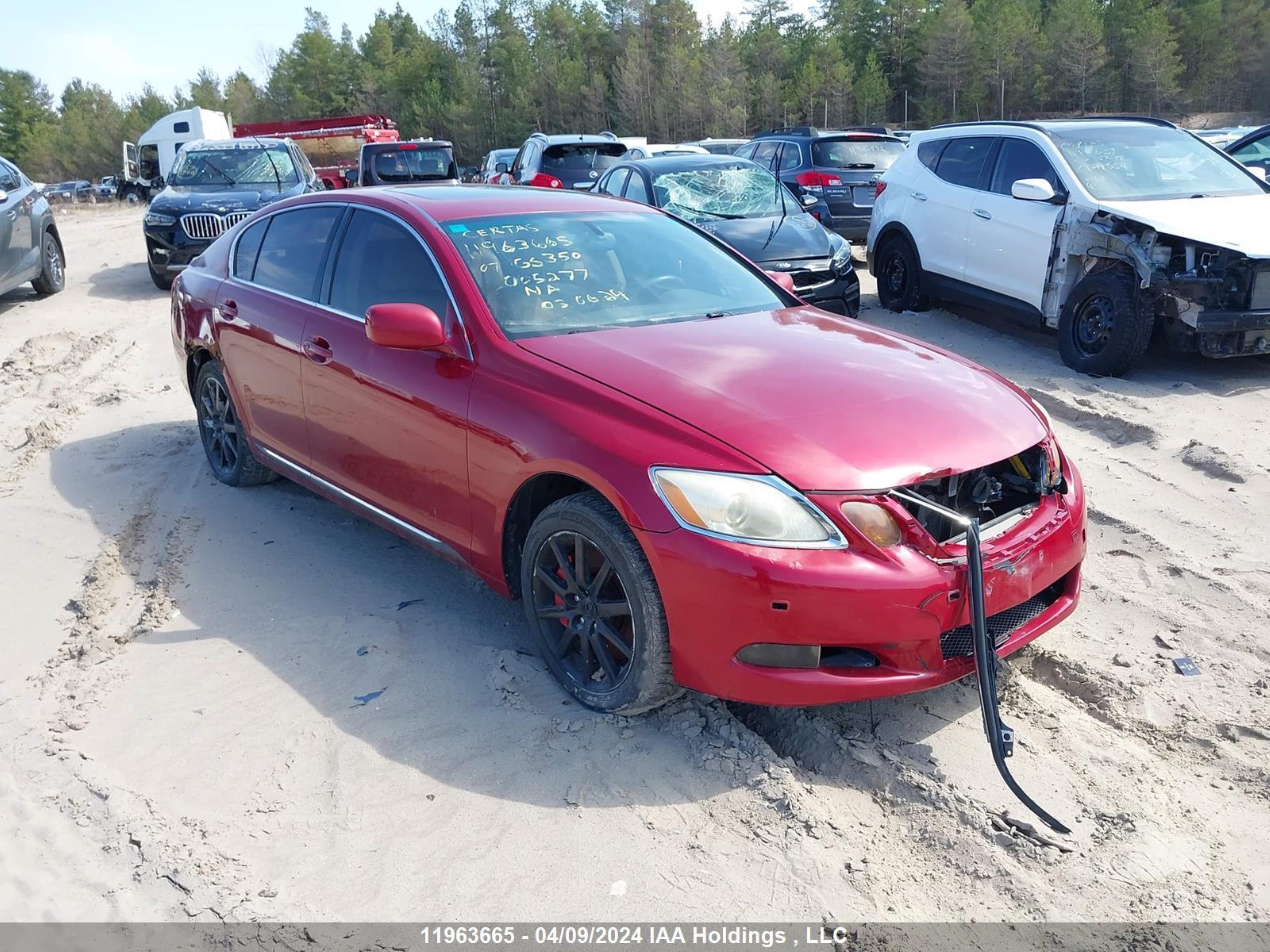 LEXUS GS 2007 jthce96s570005277