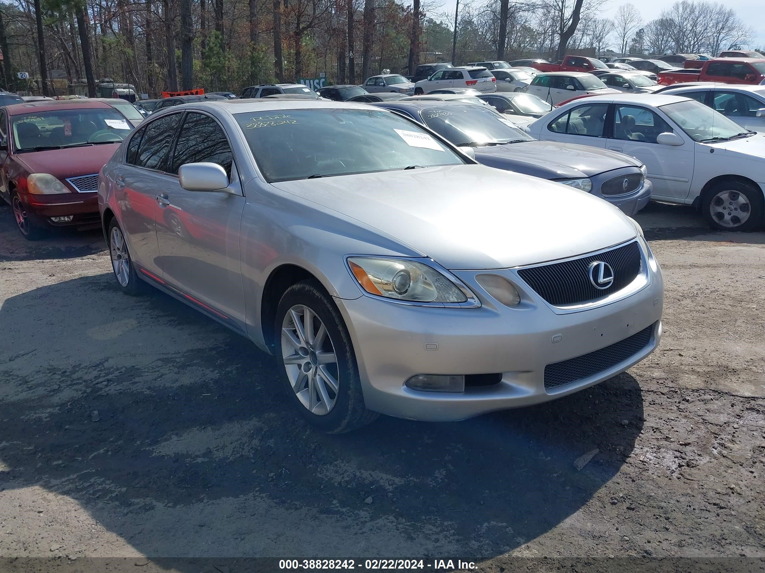 LEXUS GS 2007 jthce96s870008254