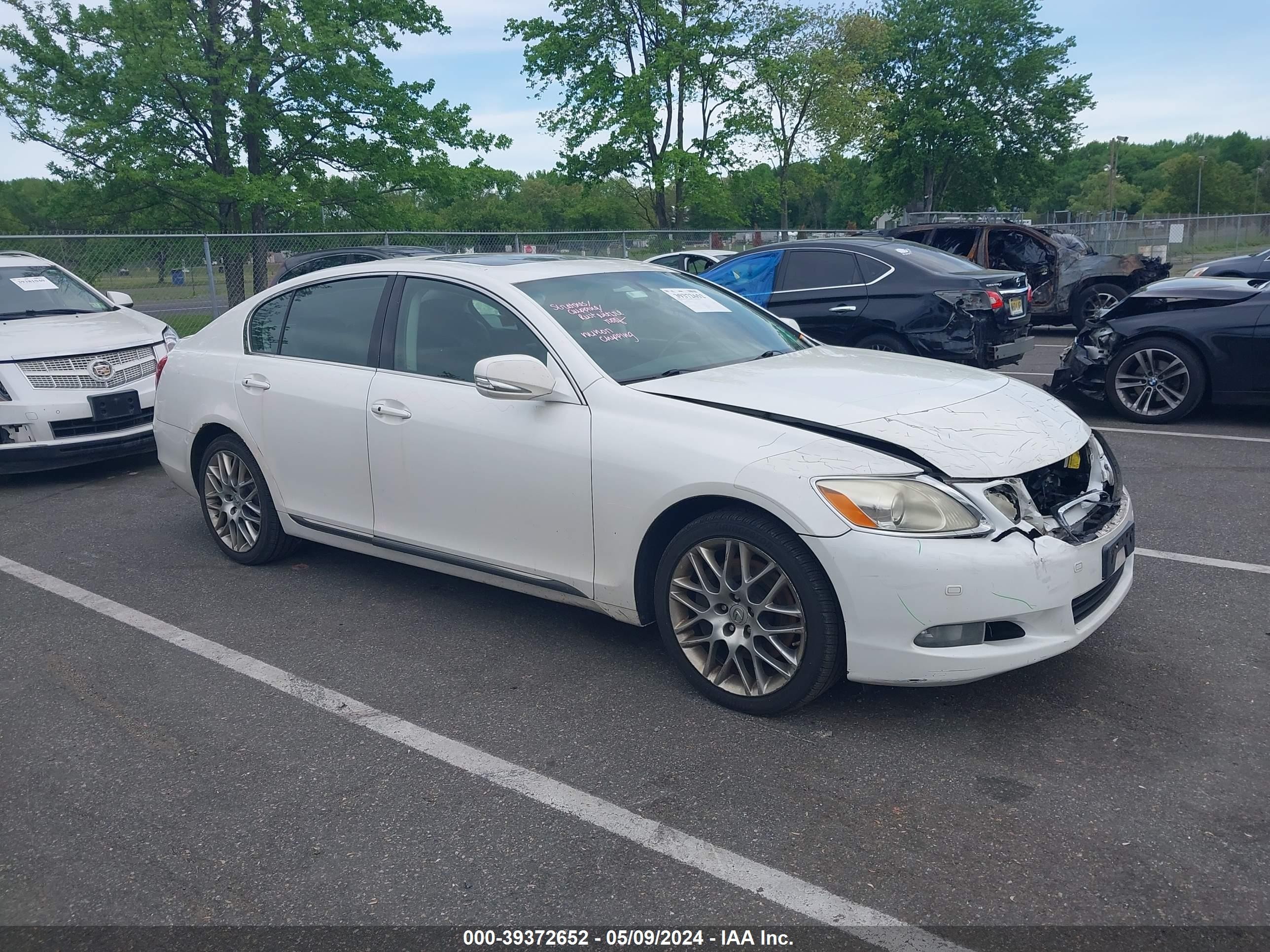 LEXUS GS 2008 jthce96sx80013604