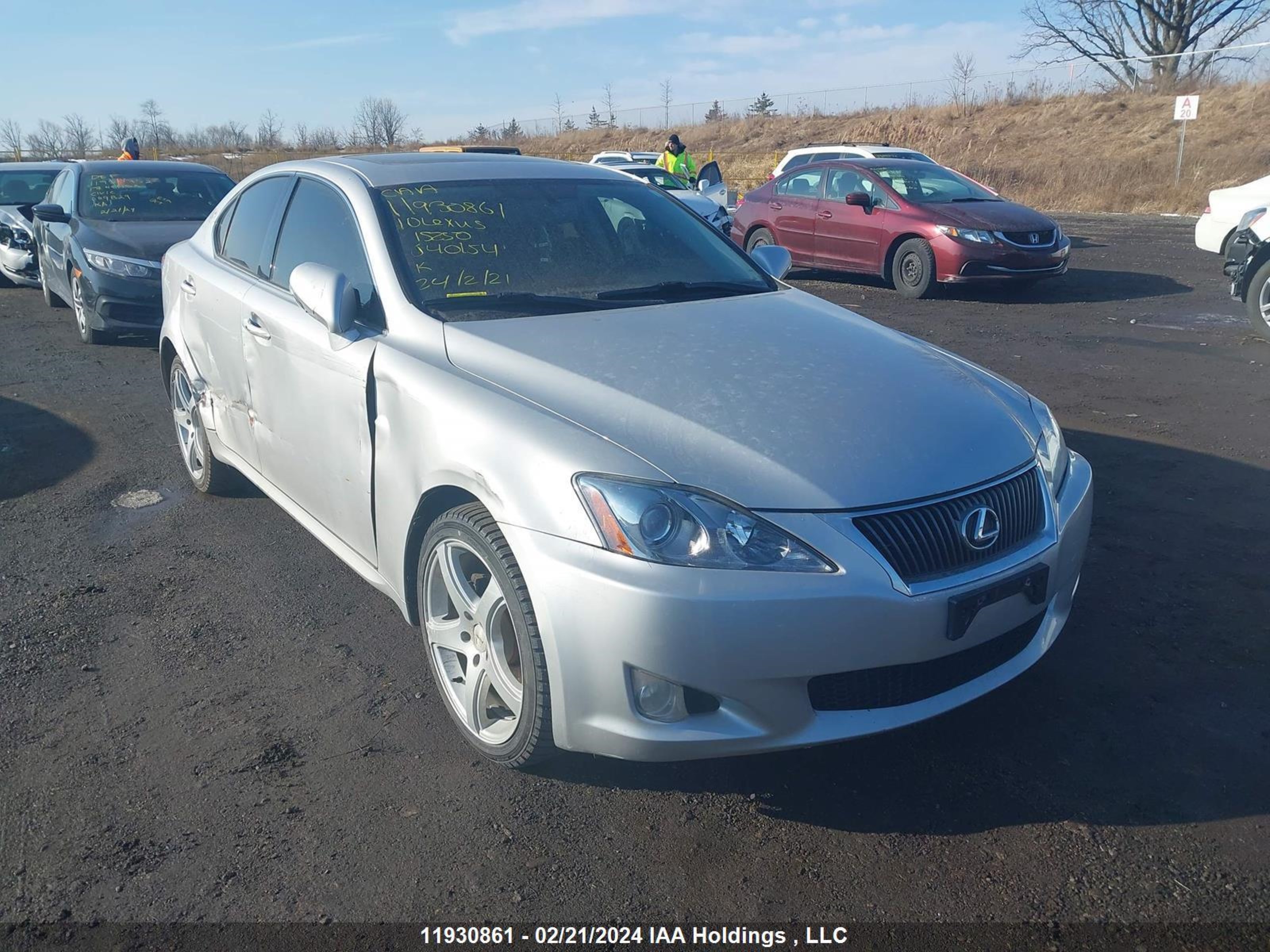 LEXUS IS 2010 jthcf5c24a5040154