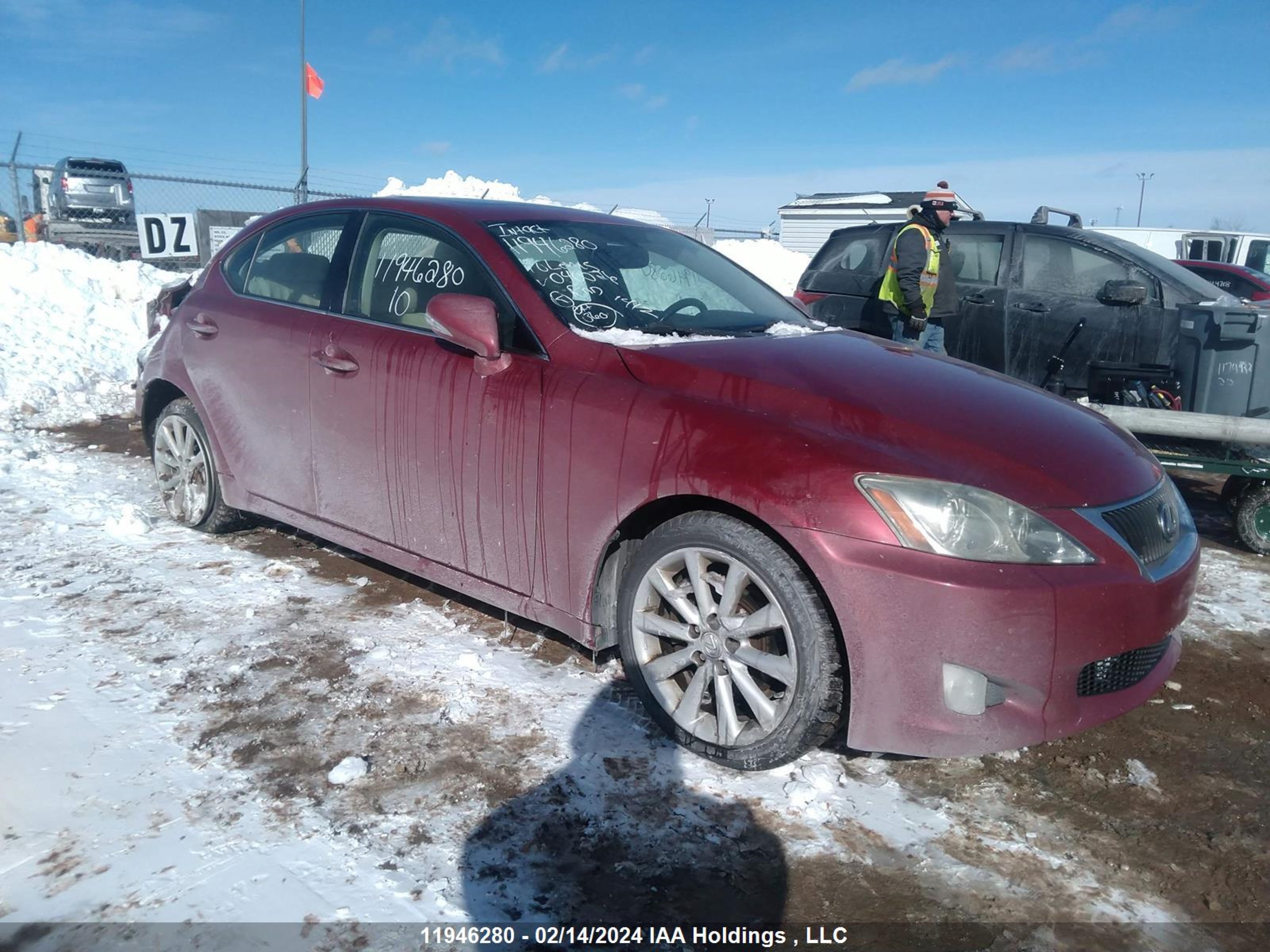 LEXUS IS 2010 jthcf5c26a5040026