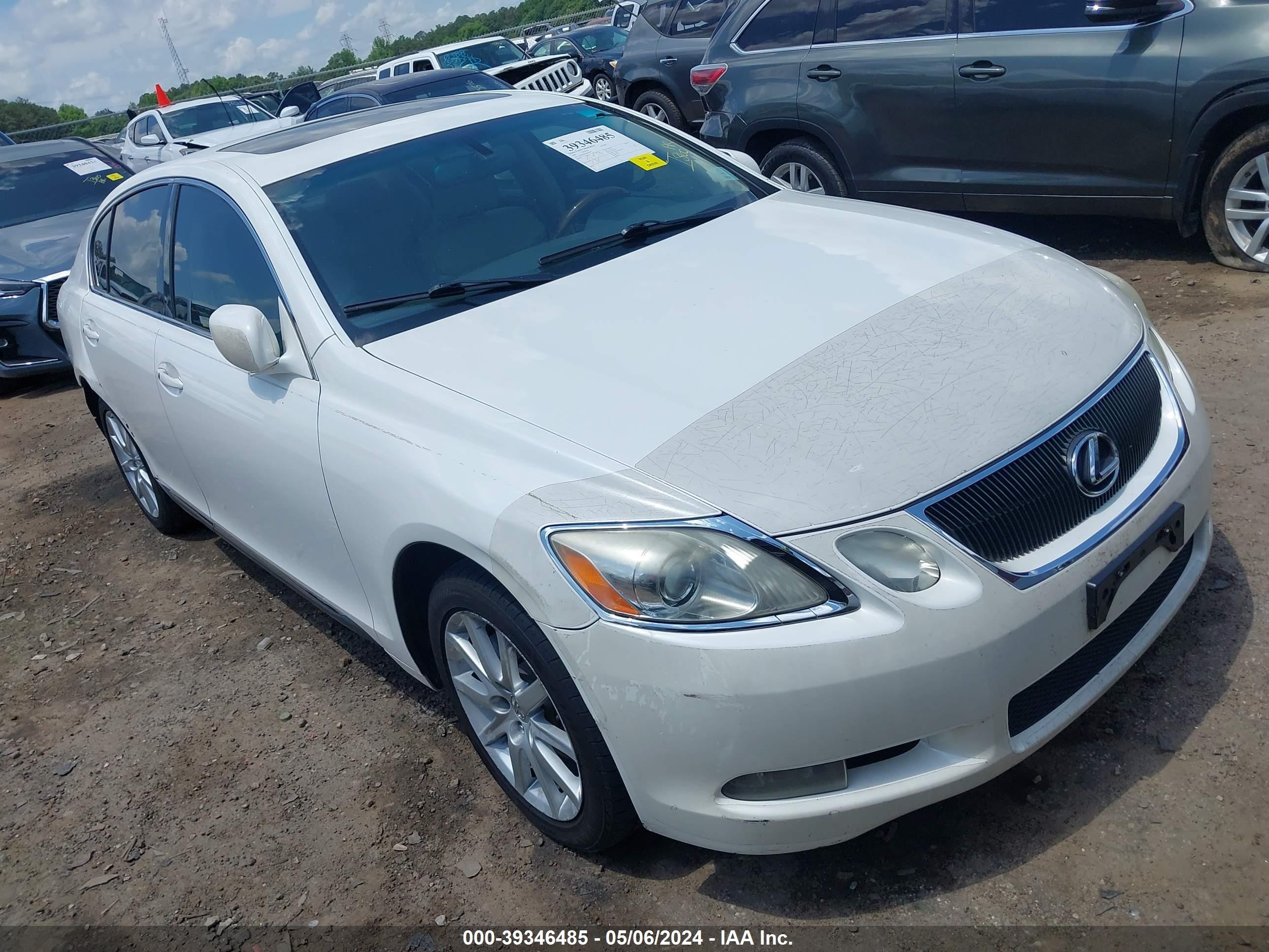 LEXUS GS 300 2006 jthch96s160020798