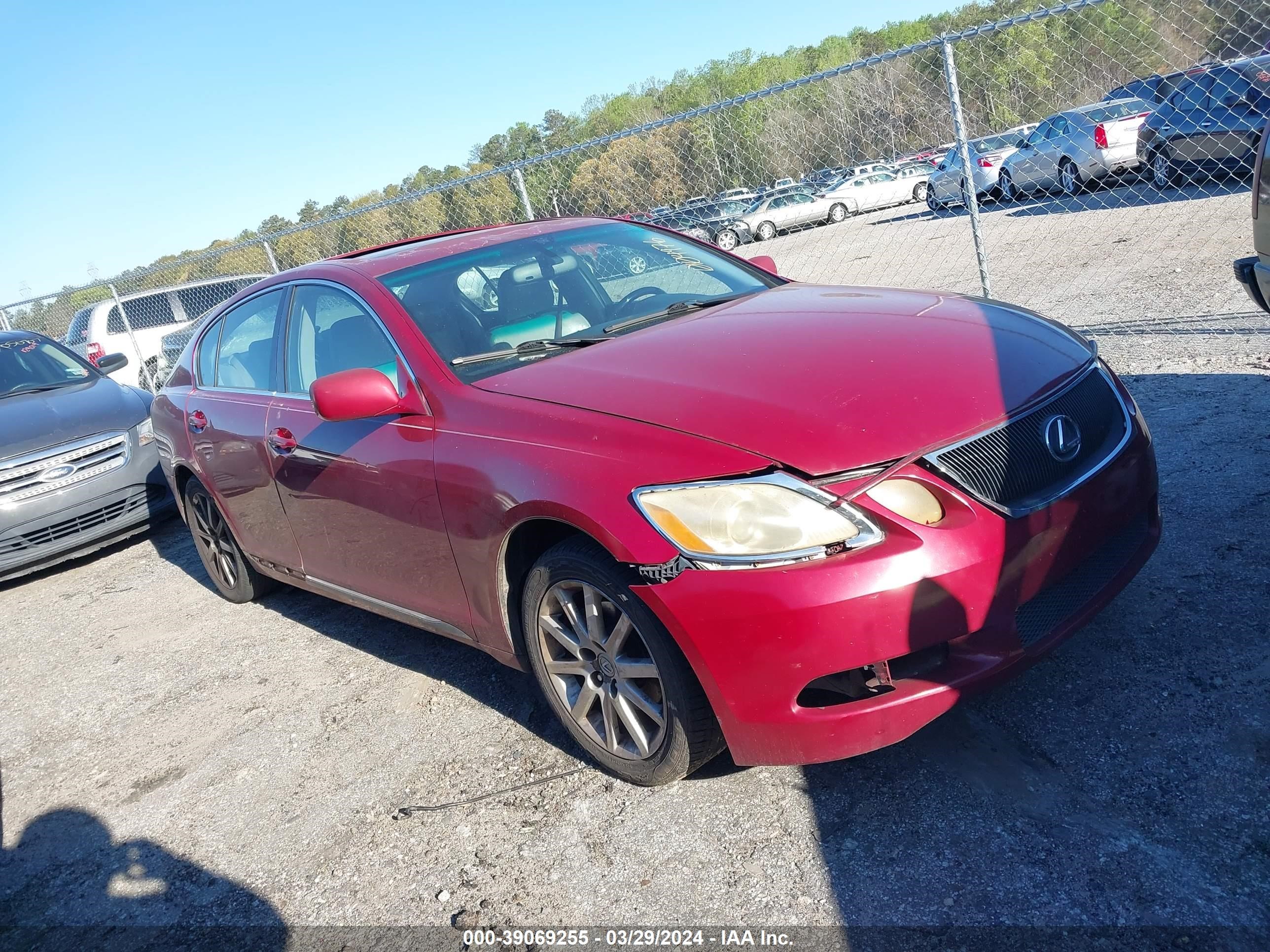 LEXUS GS 300 2006 jthch96s760004976