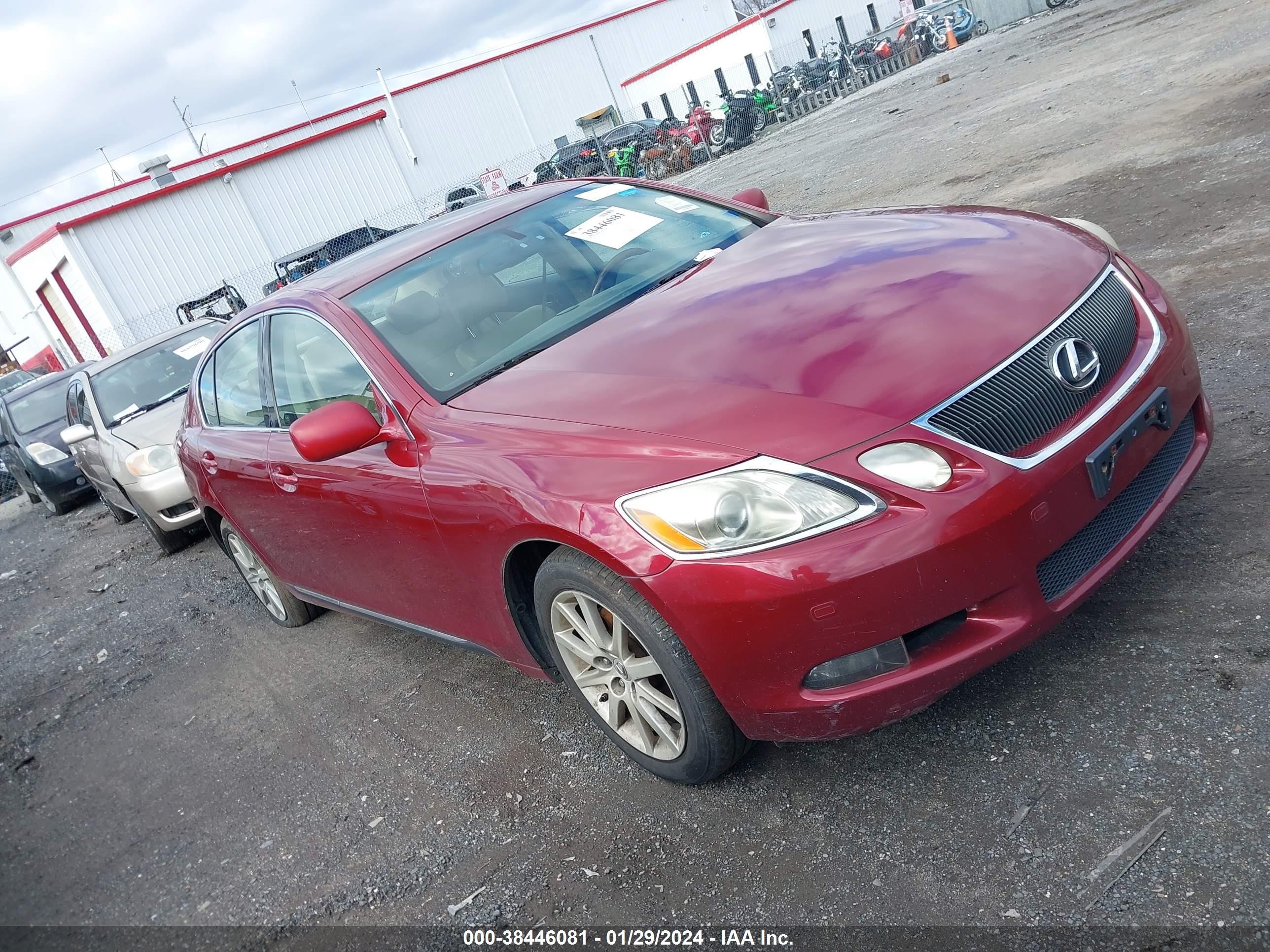 LEXUS GS 300 2006 jthch96sx60019343