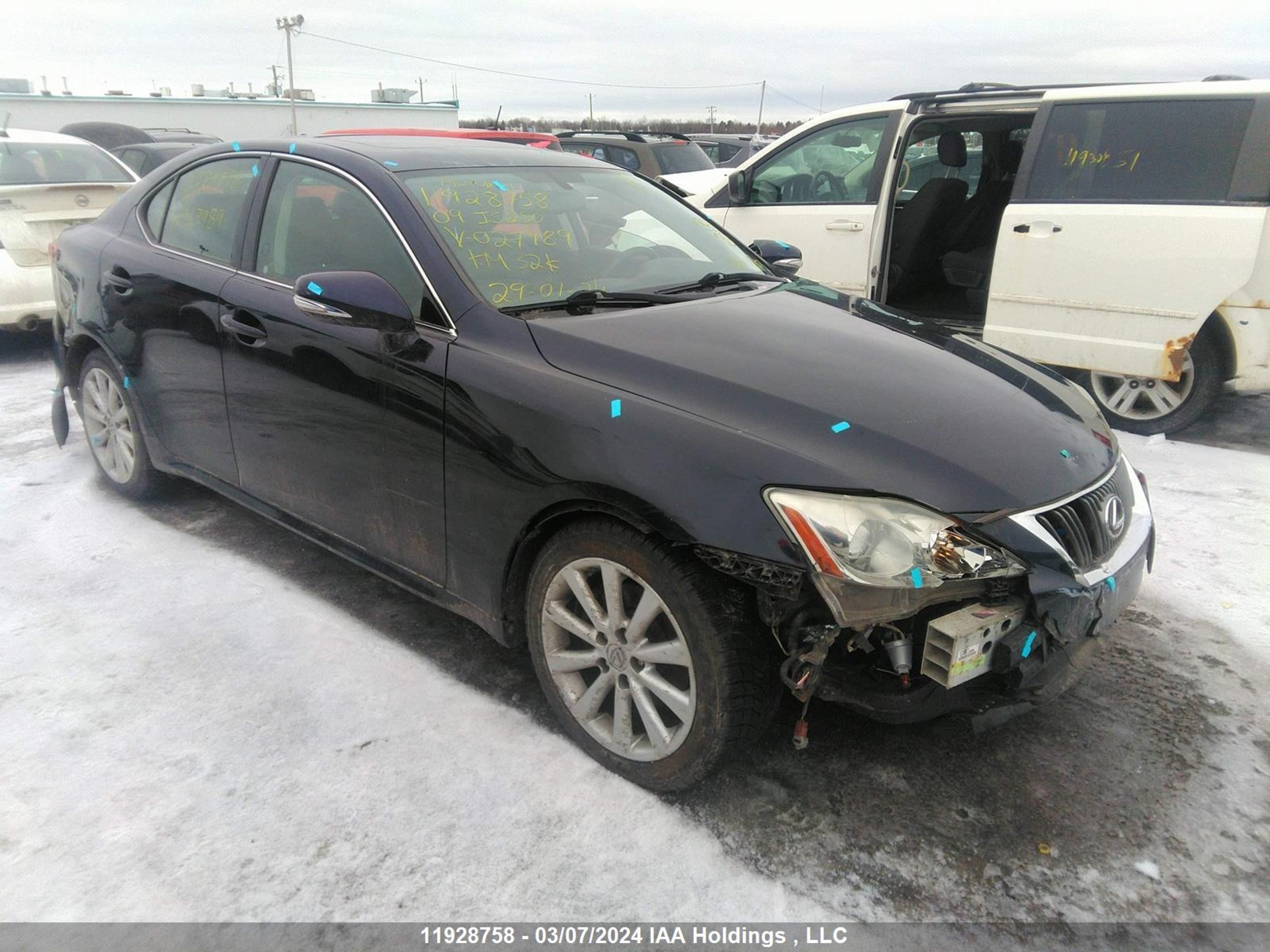 LEXUS IS 2009 jthck262892027989