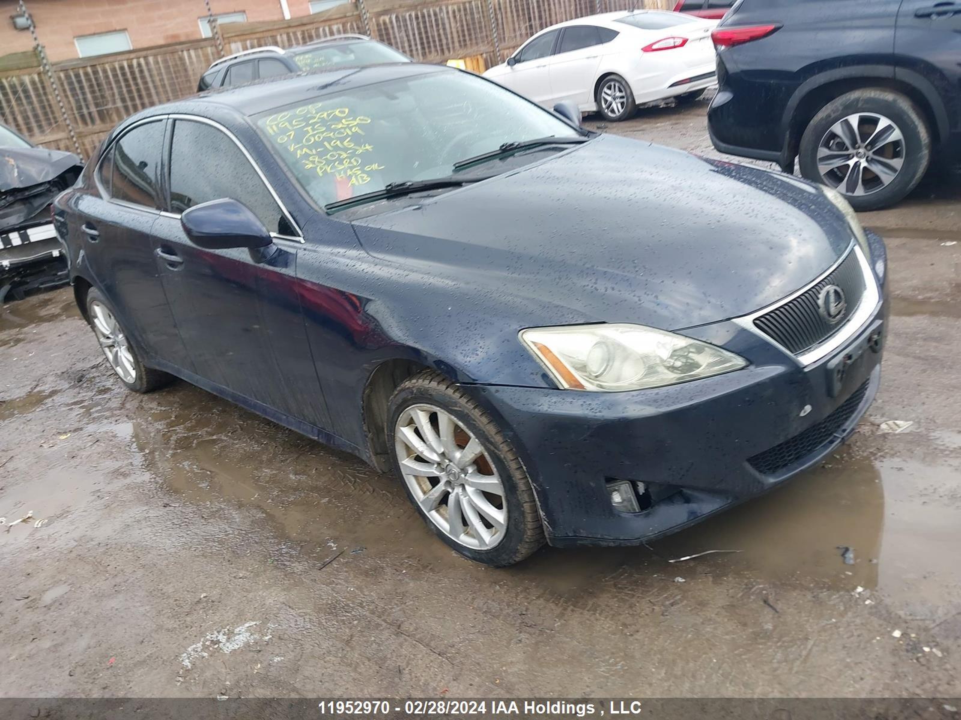 LEXUS IS 2007 jthck262x75009019