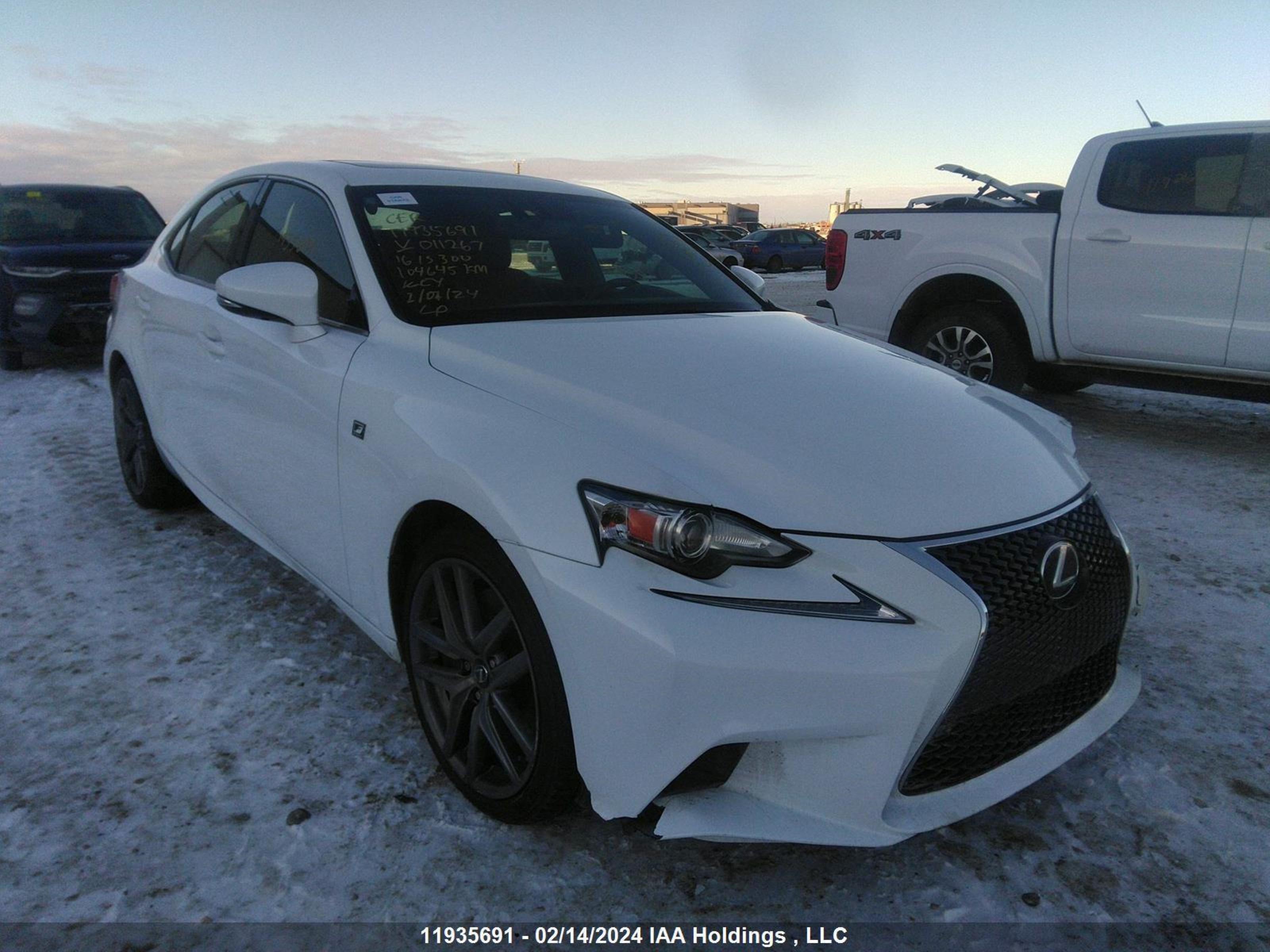 LEXUS IS 2016 jthcm1d27g5011267