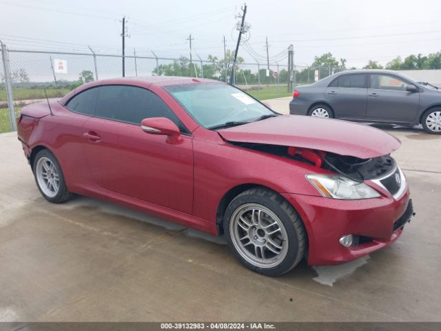 LEXUS IS 250C 2010 jthff2c21a2503008