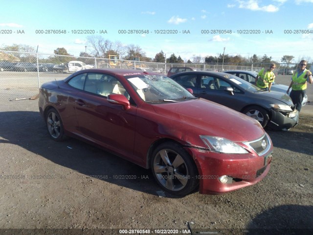 LEXUS IS 250C 2010 jthff2c25a2500385