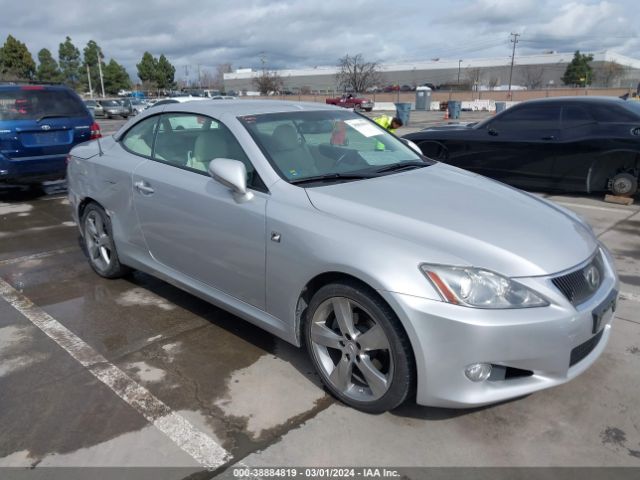 LEXUS IS 250C 2010 jthff2c25a2503609