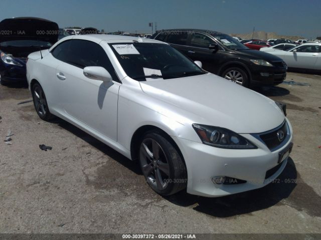 LEXUS IS 250C 2012 jthff2c25c2522454