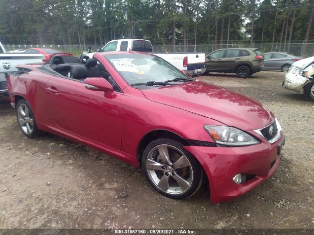 LEXUS IS 250C 2011 jthff2c27b2519098