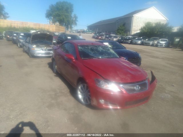 LEXUS IS 250C 2012 jthff2c29c2521128