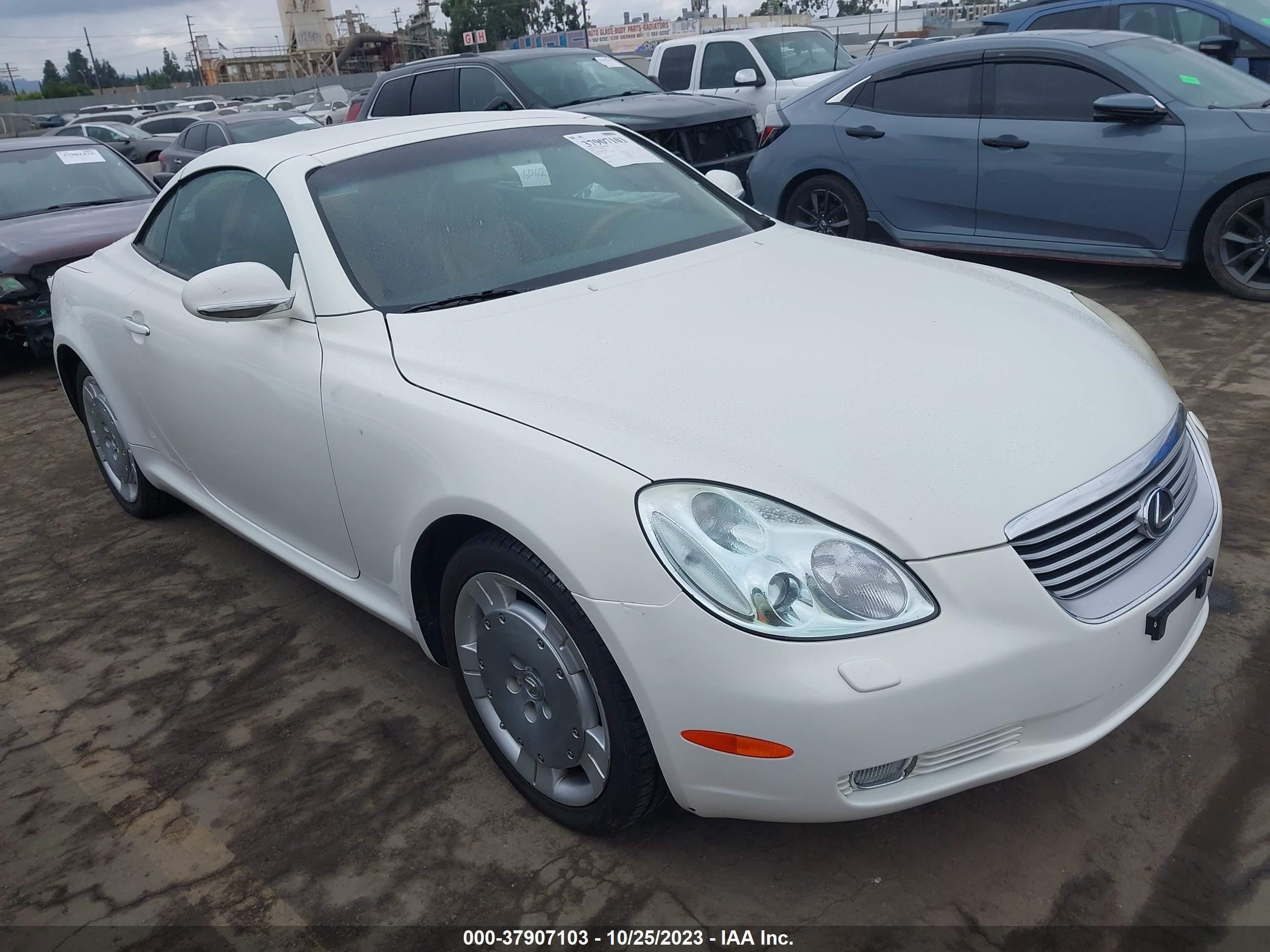 LEXUS SC 2002 jthfn48y020002801