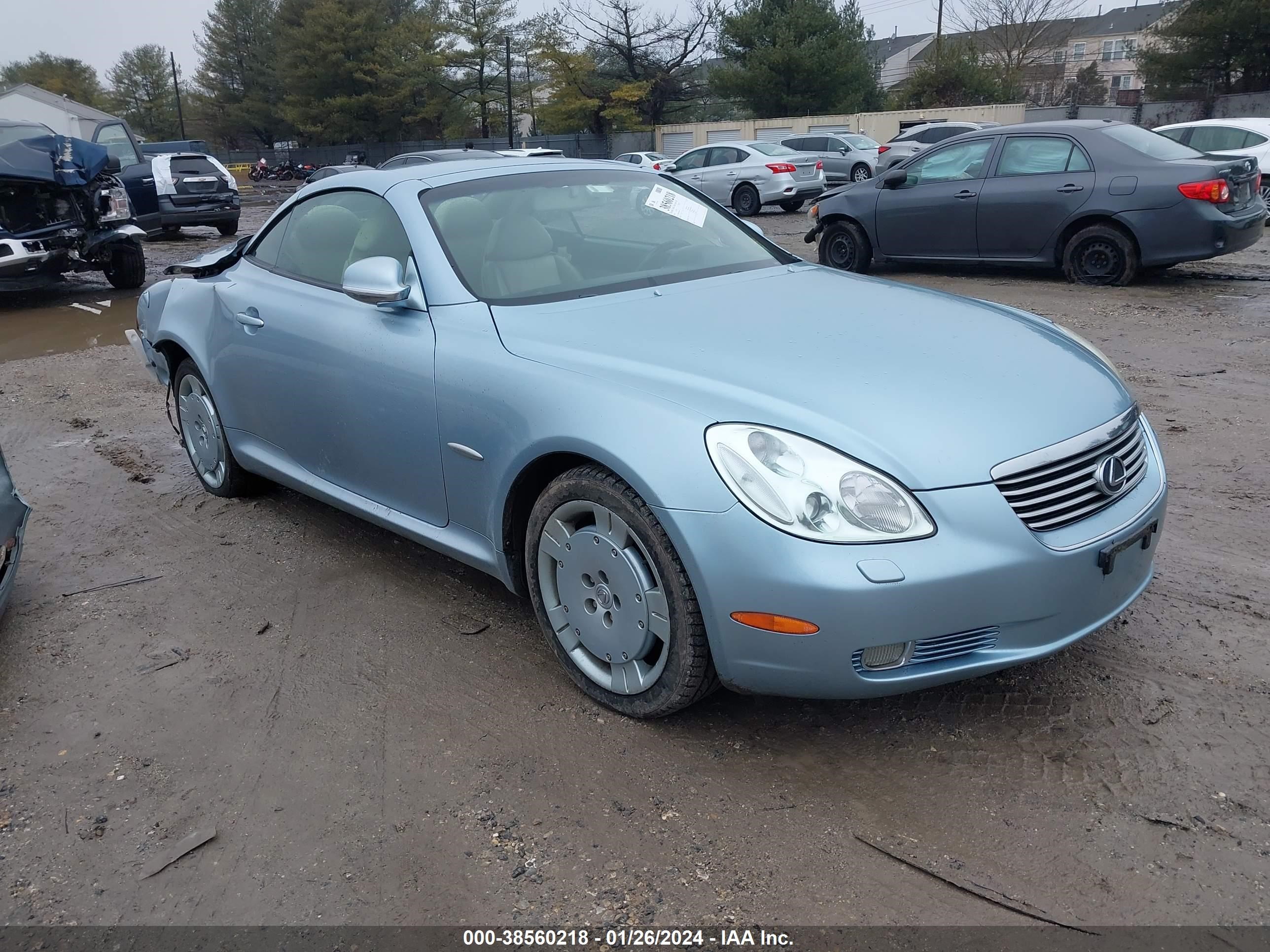 LEXUS SC 2004 jthfn48y040049443