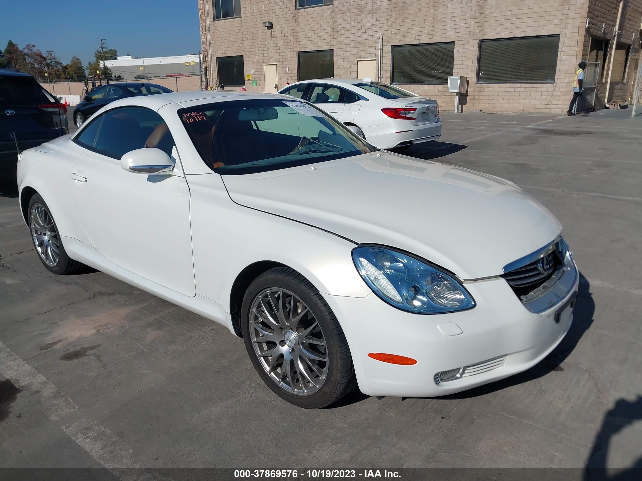 LEXUS SC 2002 jthfn48y120012978