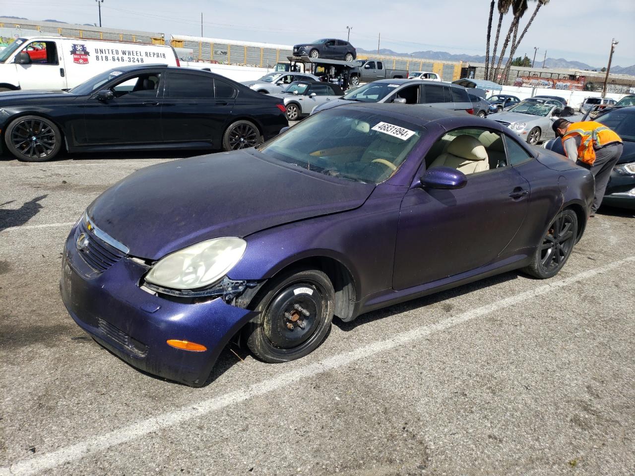 LEXUS SC 2002 jthfn48y120024581