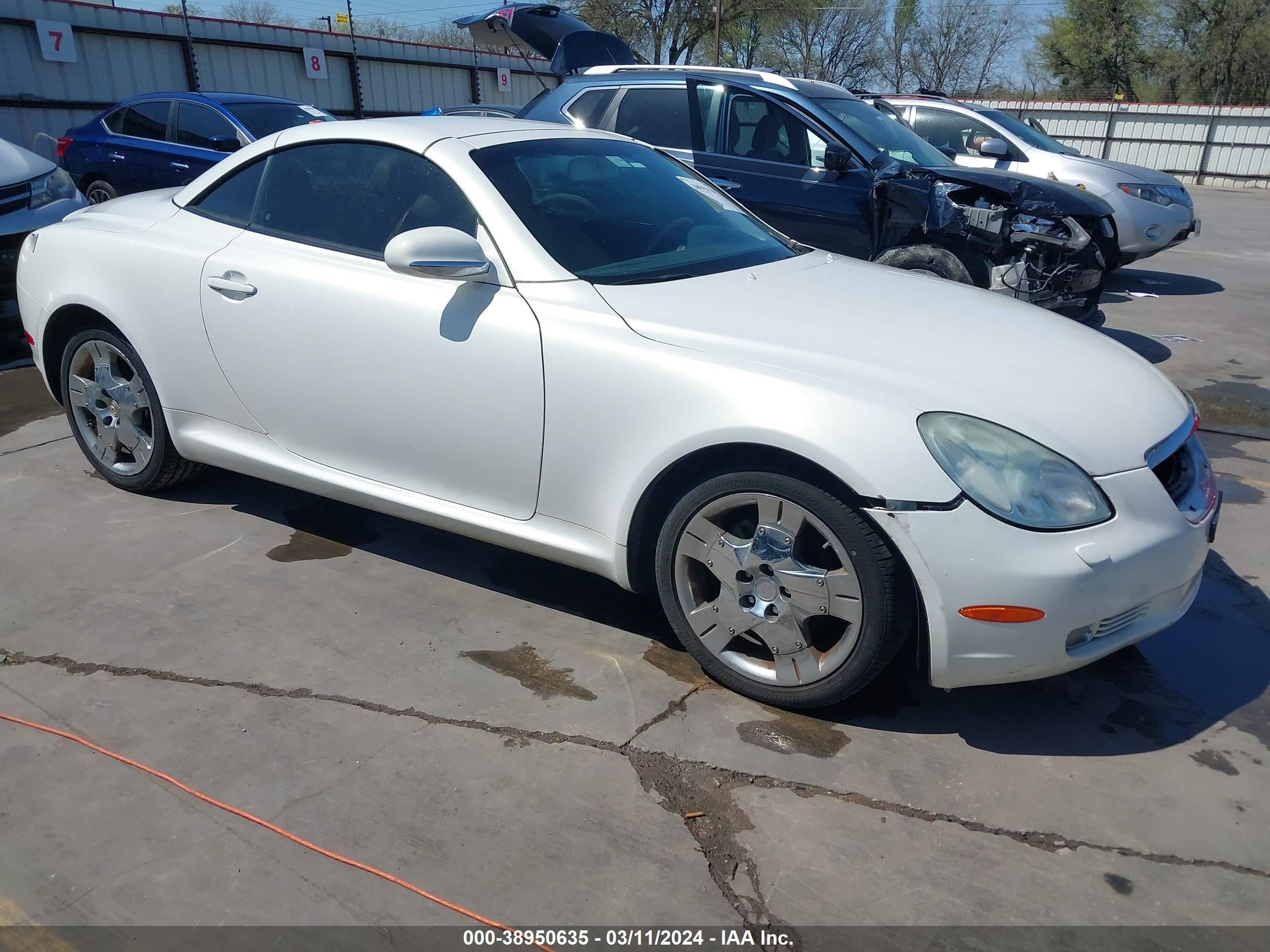 LEXUS SC 2002 jthfn48y120027951