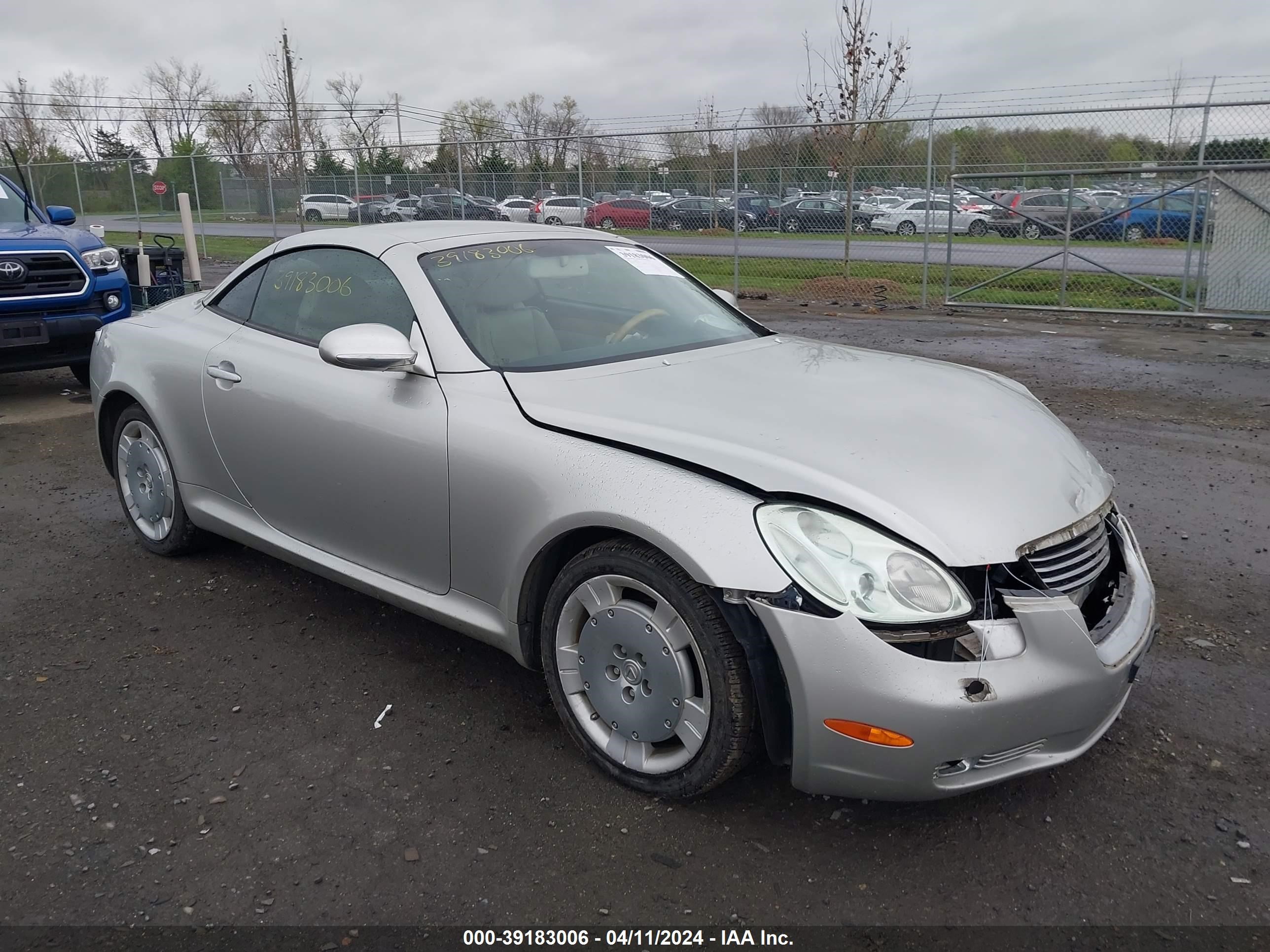 LEXUS SC 2005 jthfn48y150062784