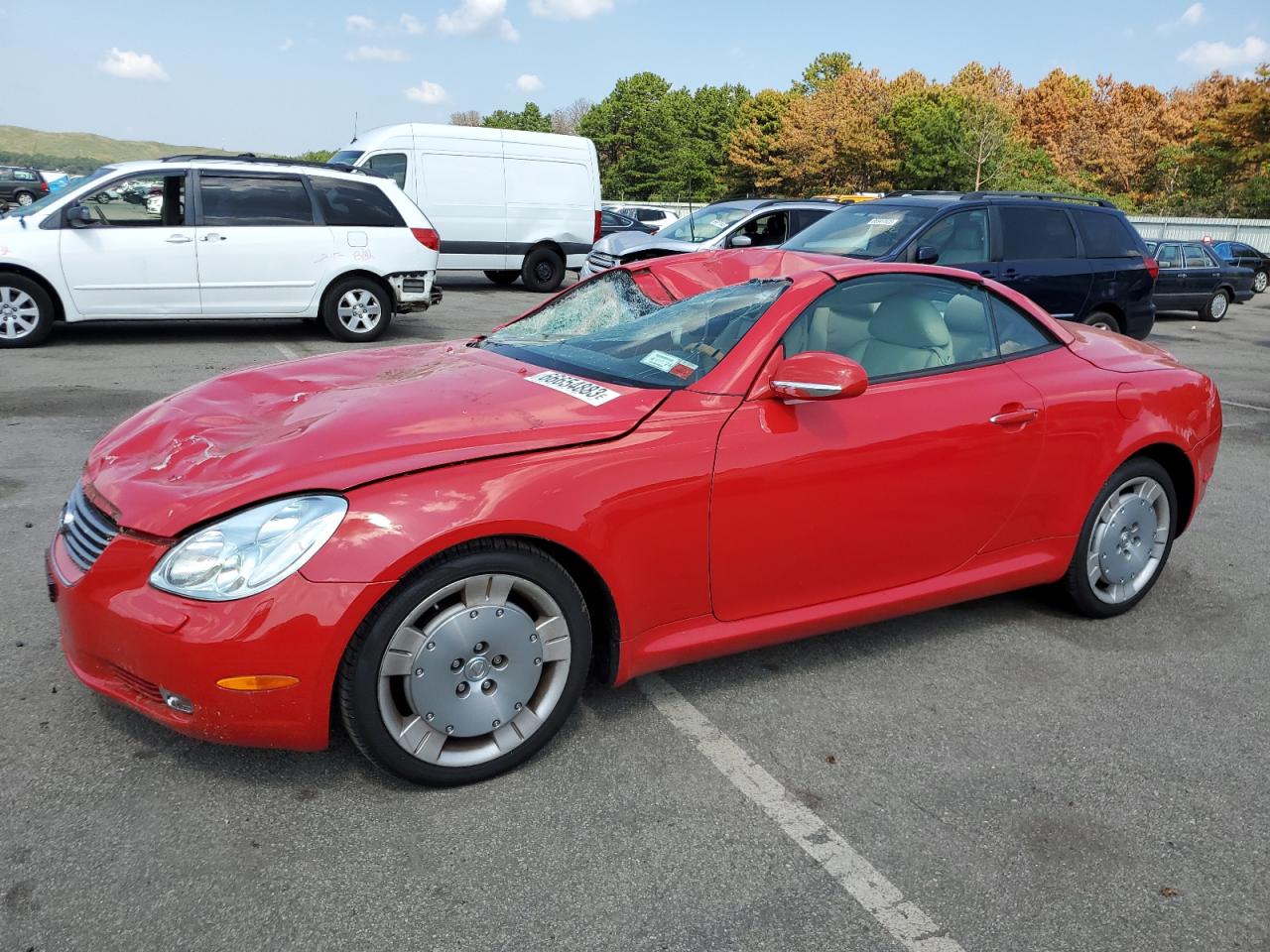 LEXUS SC 2002 jthfn48y220002721