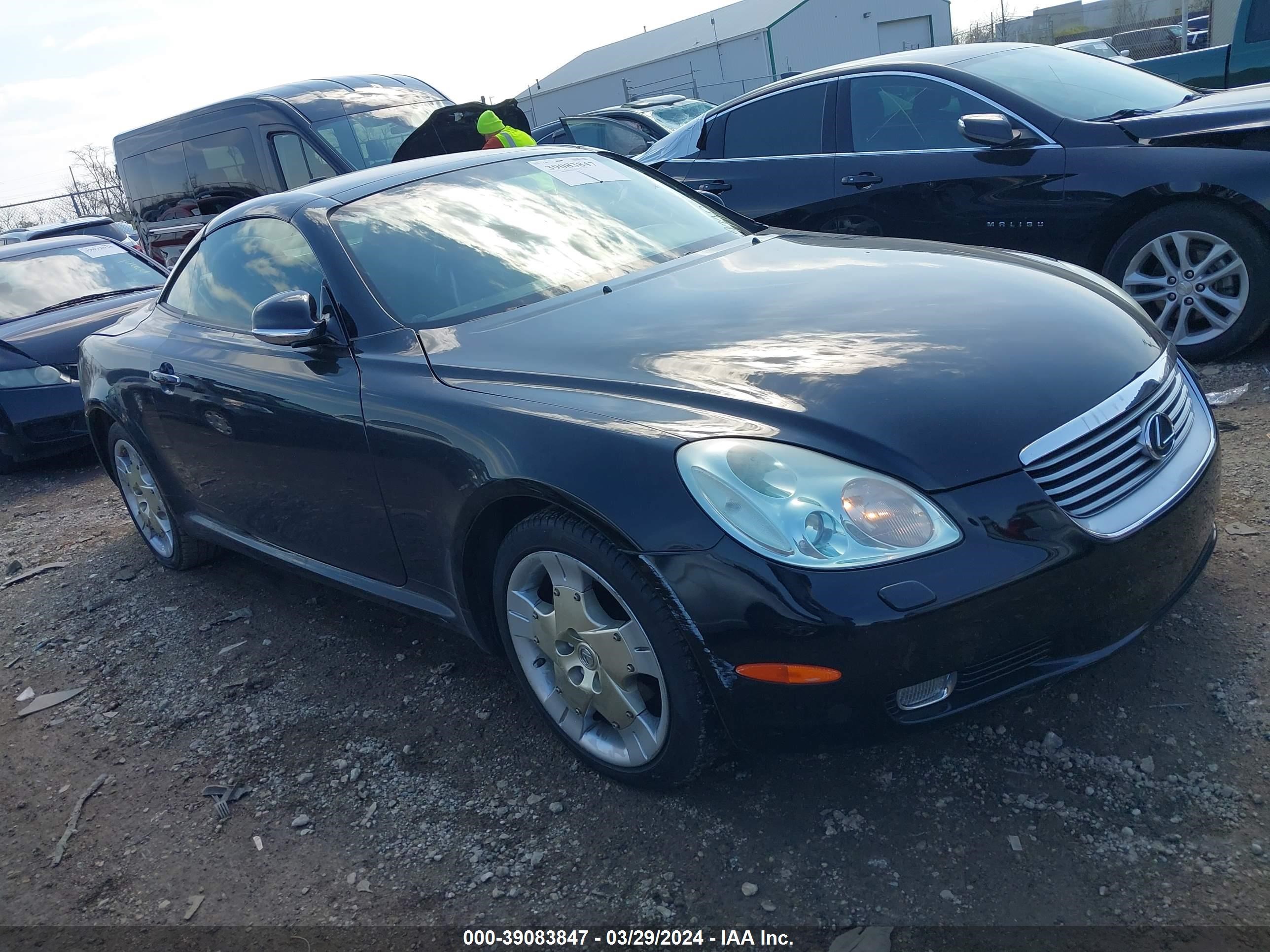 LEXUS SC 2002 jthfn48y220020300