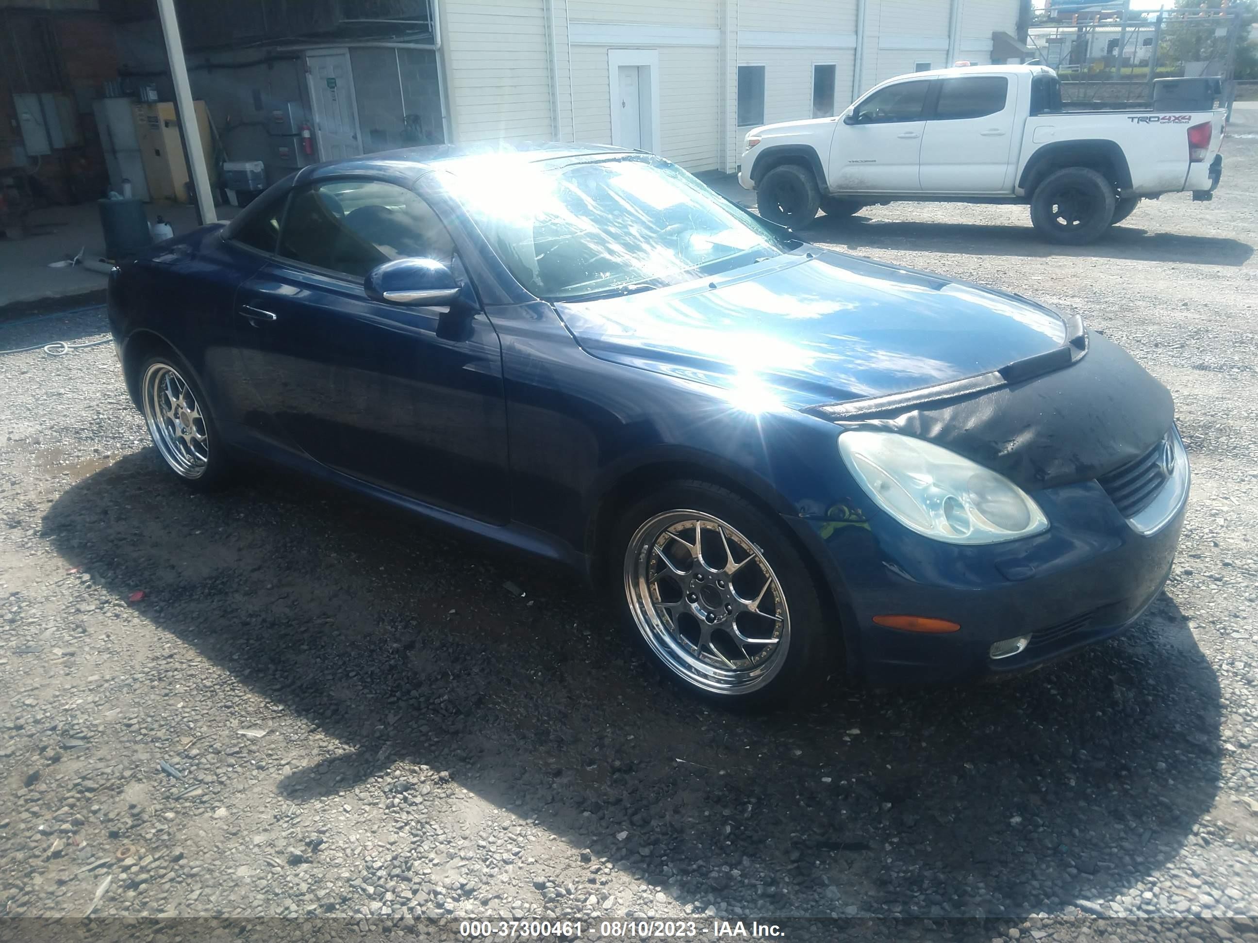 LEXUS SC 2002 jthfn48y220020989