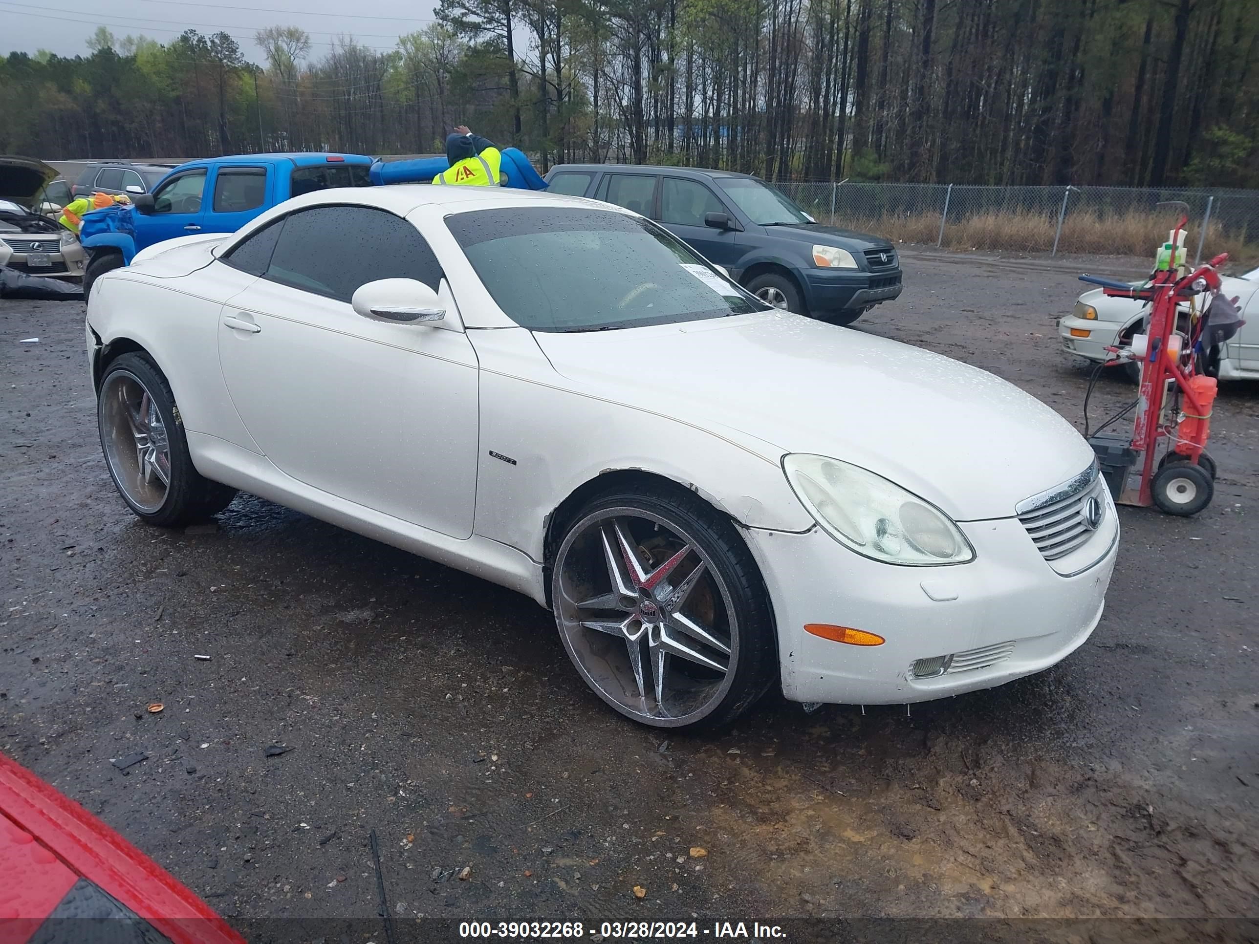 LEXUS SC 2002 jthfn48y220026176