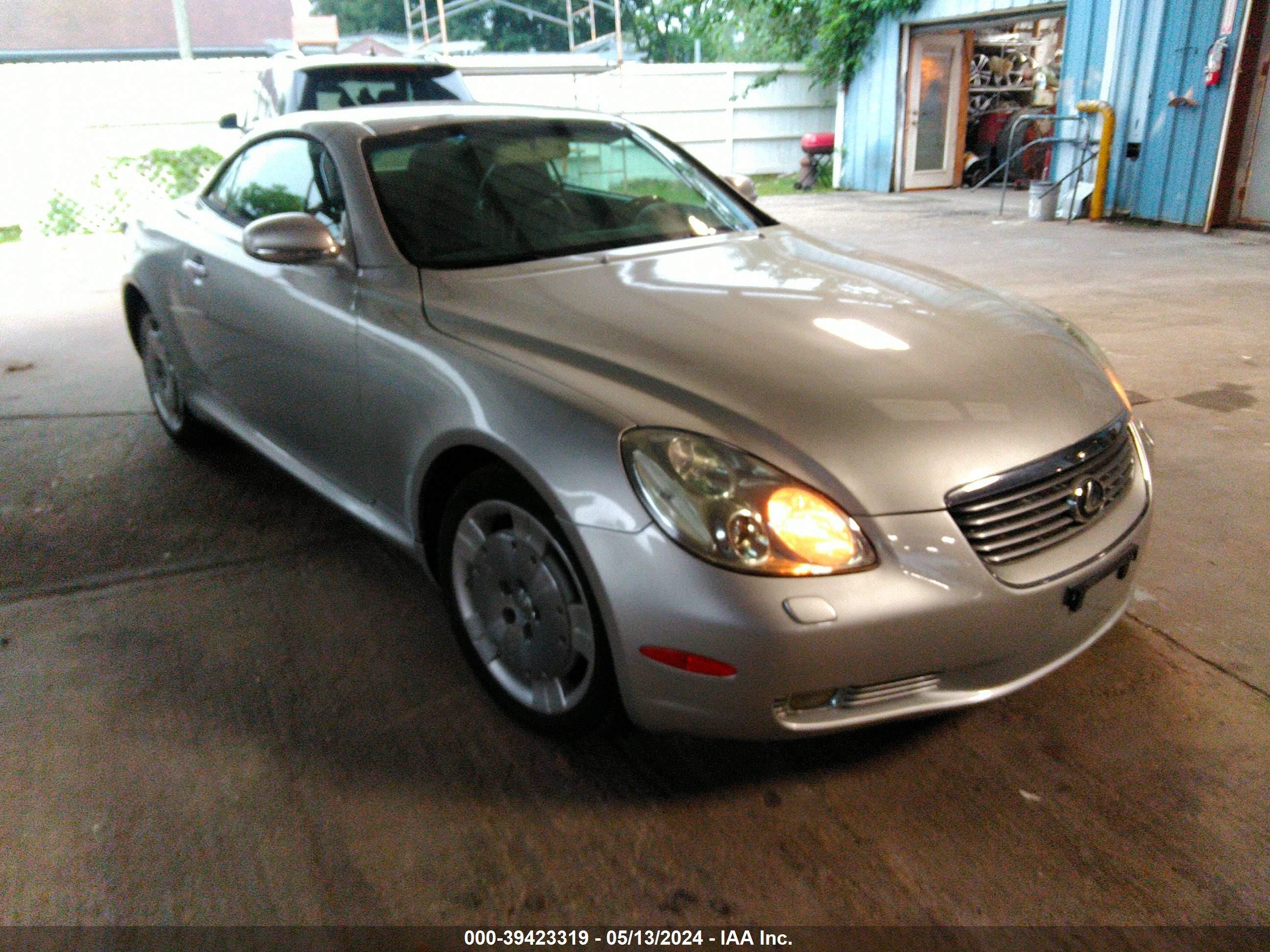 LEXUS SC 2003 jthfn48y330044977