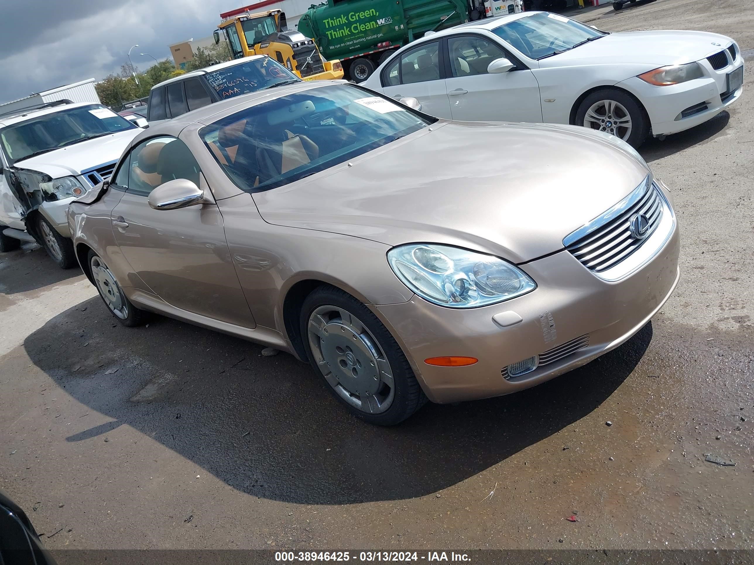 LEXUS SC 2003 jthfn48y330045269