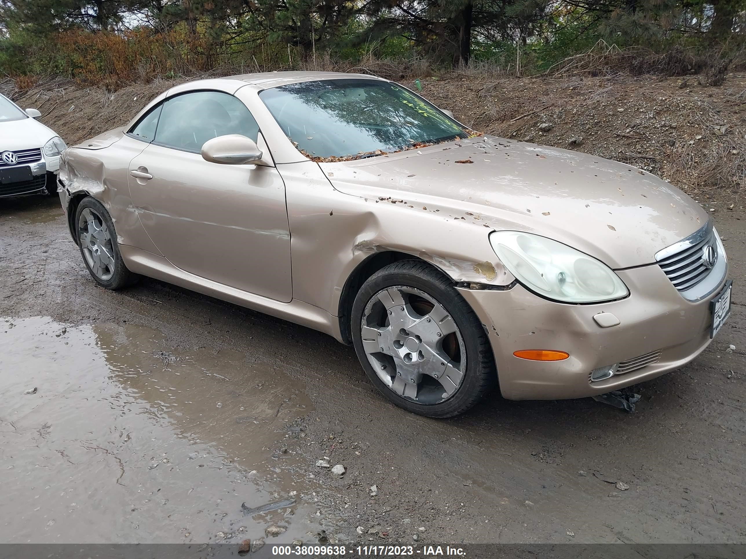 LEXUS SC 2002 jthfn48y420022887