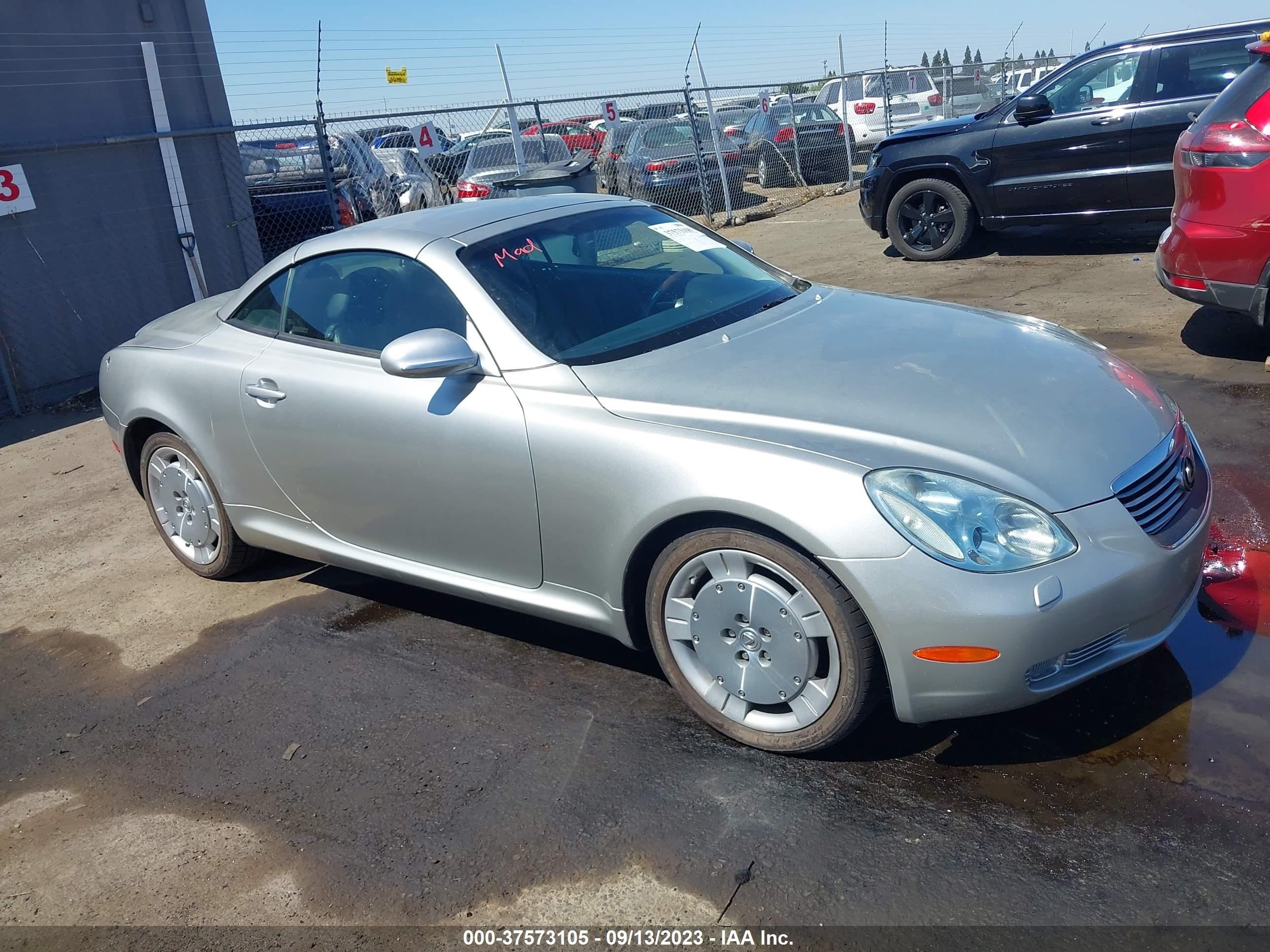 LEXUS SC 2002 jthfn48y520007217