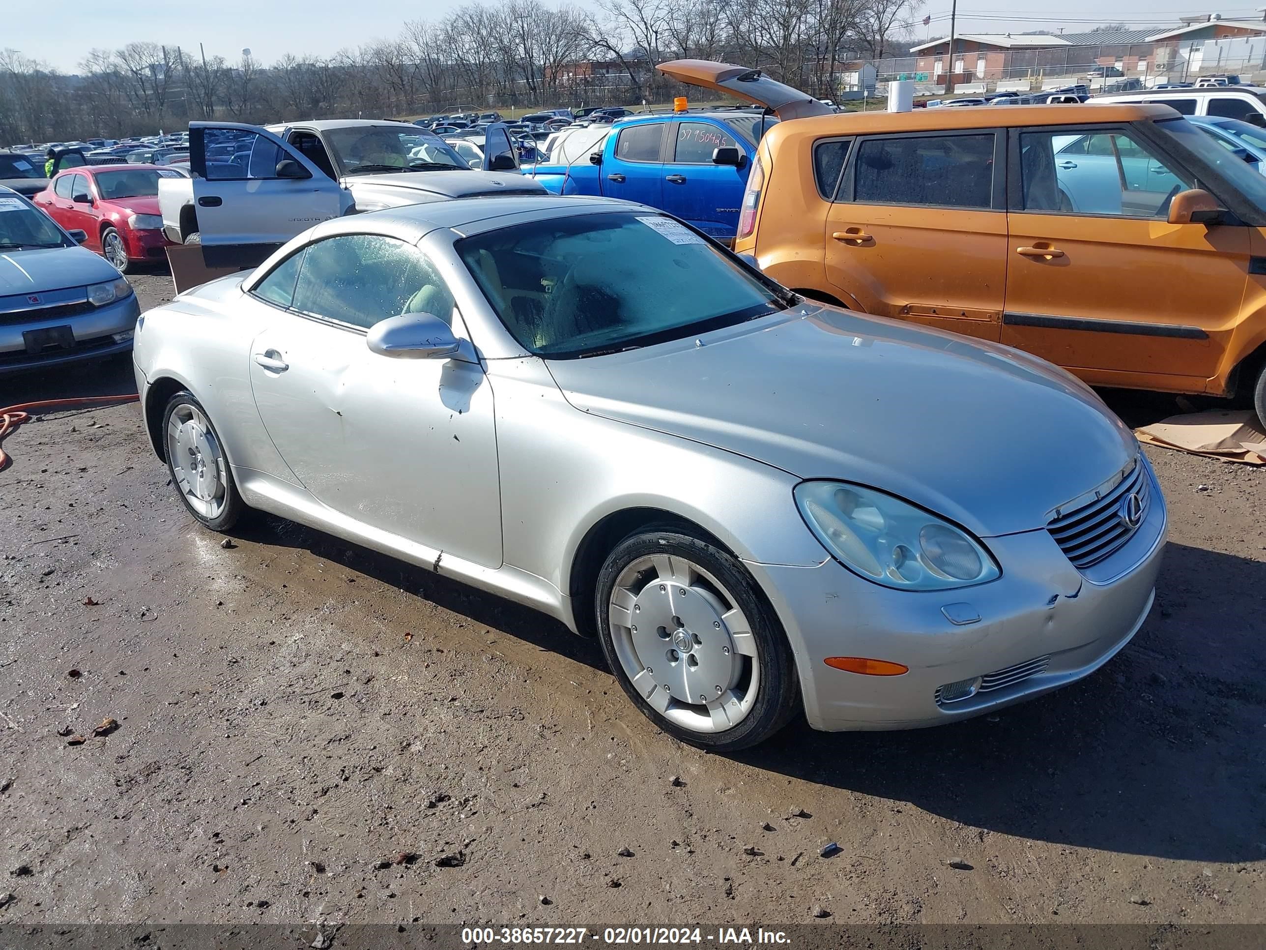 LEXUS SC 2002 jthfn48y520008464