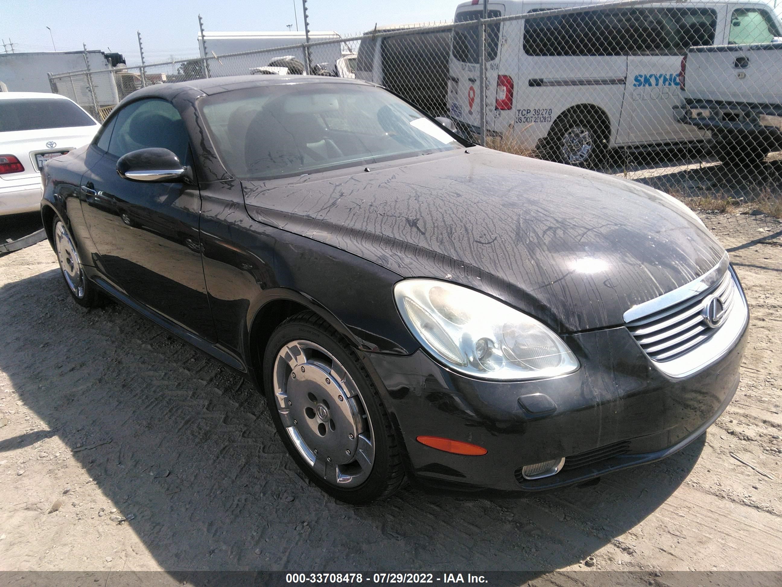 LEXUS SC 2003 jthfn48y530047332