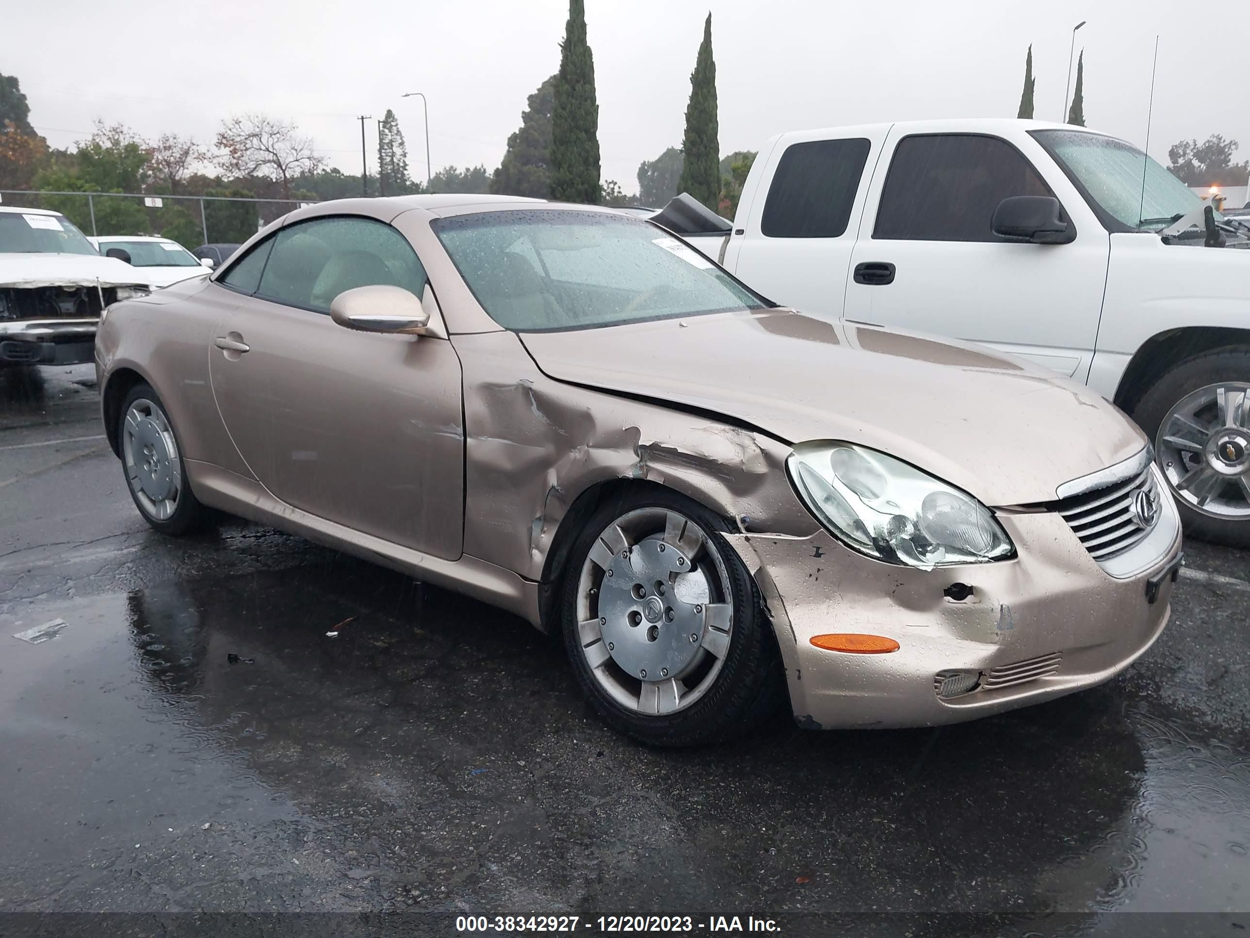 LEXUS SC 2004 jthfn48y540052175