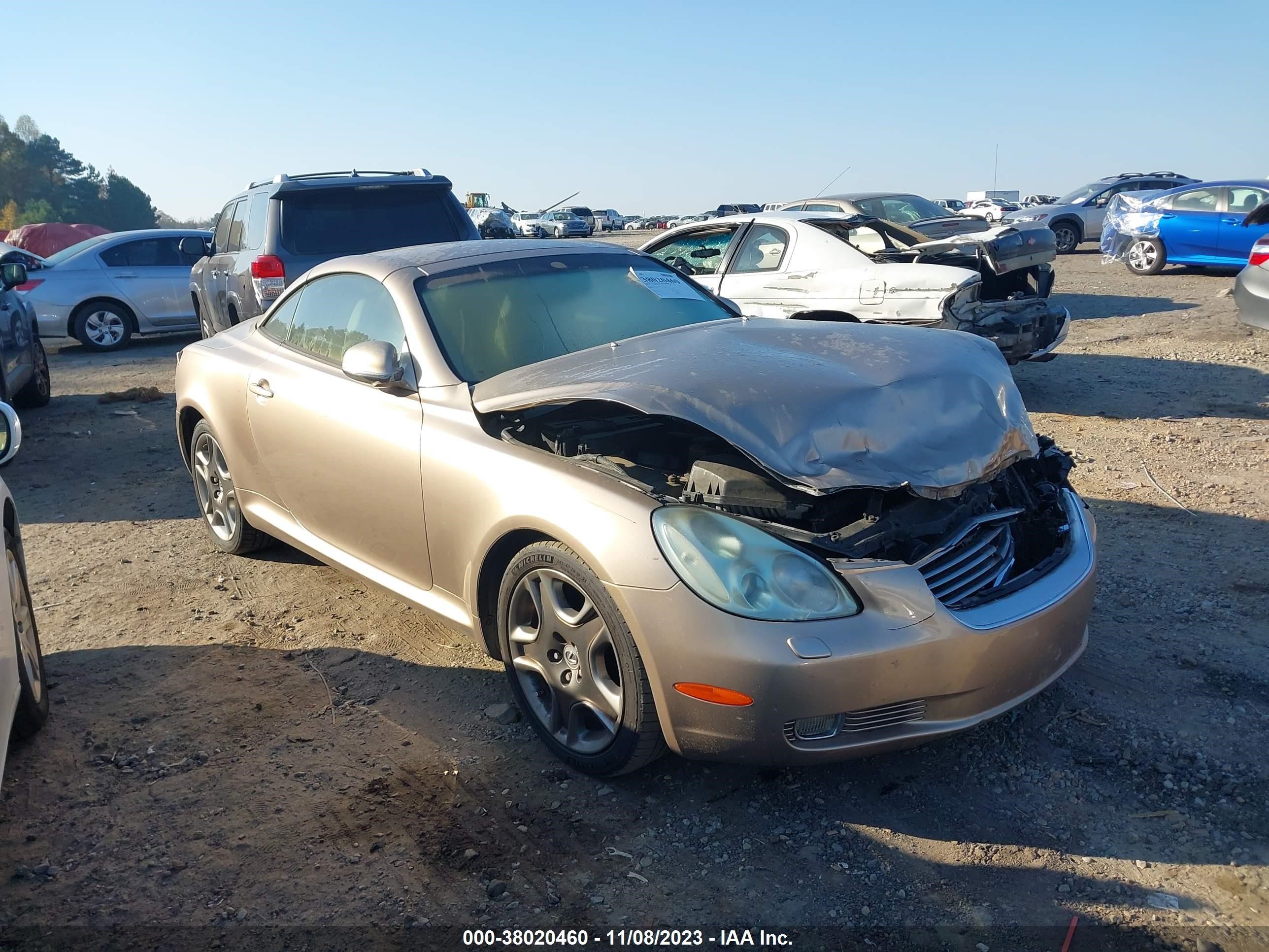 LEXUS SC 2005 jthfn48y650070766