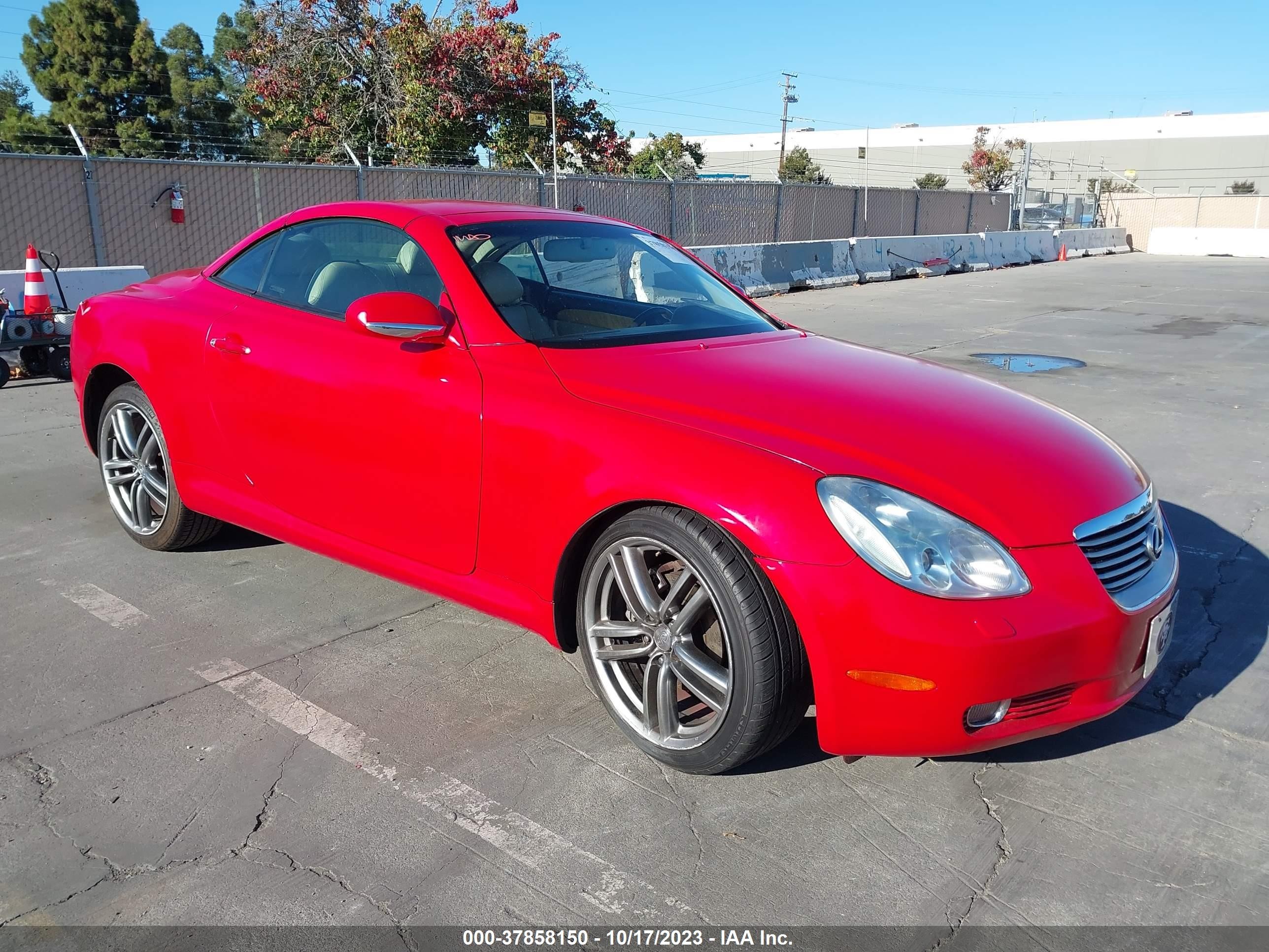 LEXUS SC 2002 jthfn48y720004576