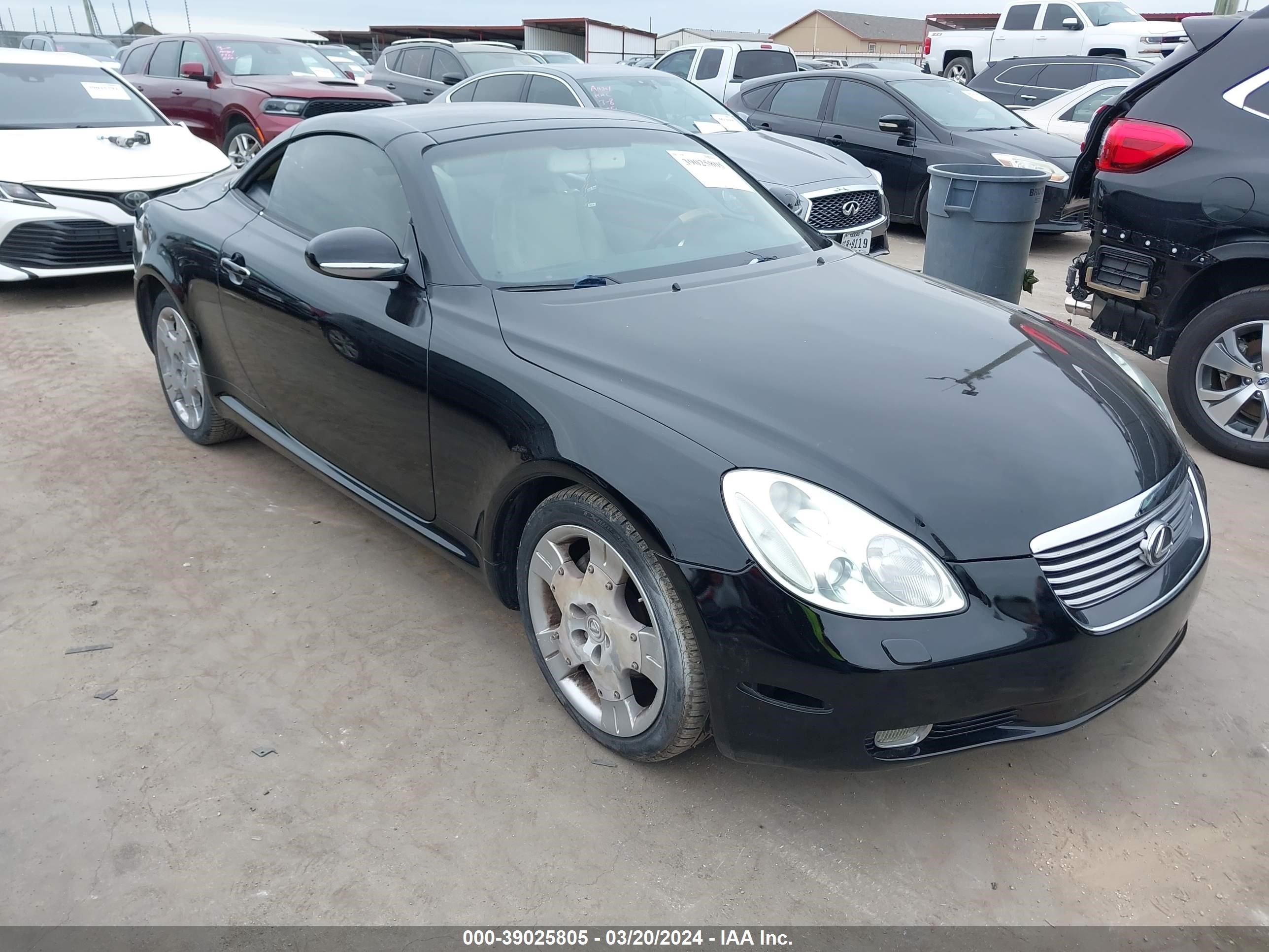 LEXUS SC 2004 jthfn48y740056079