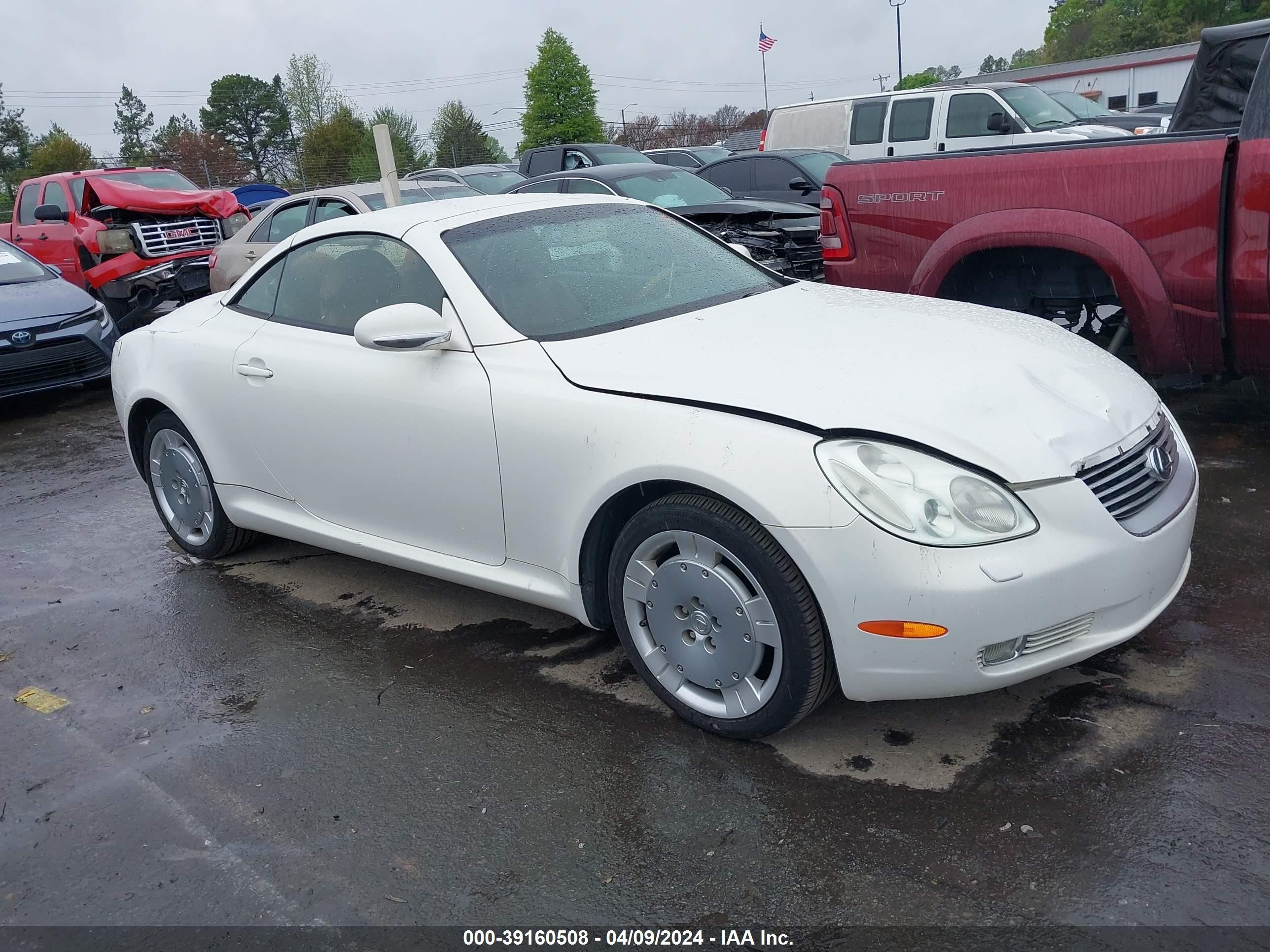 LEXUS SC 2002 jthfn48y820005641