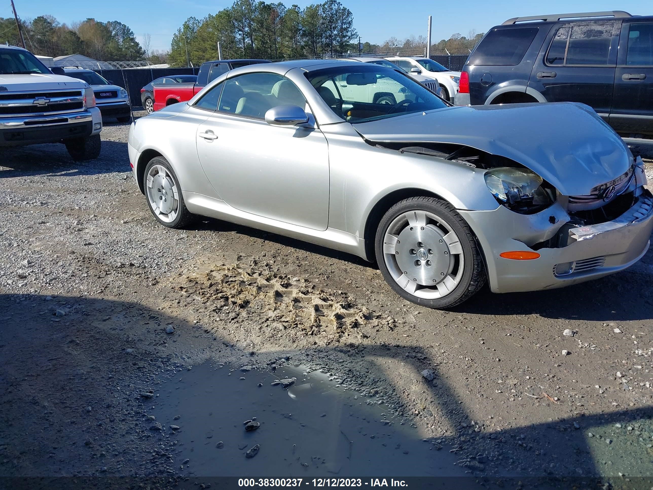 LEXUS SC 2003 jthfn48y830036244